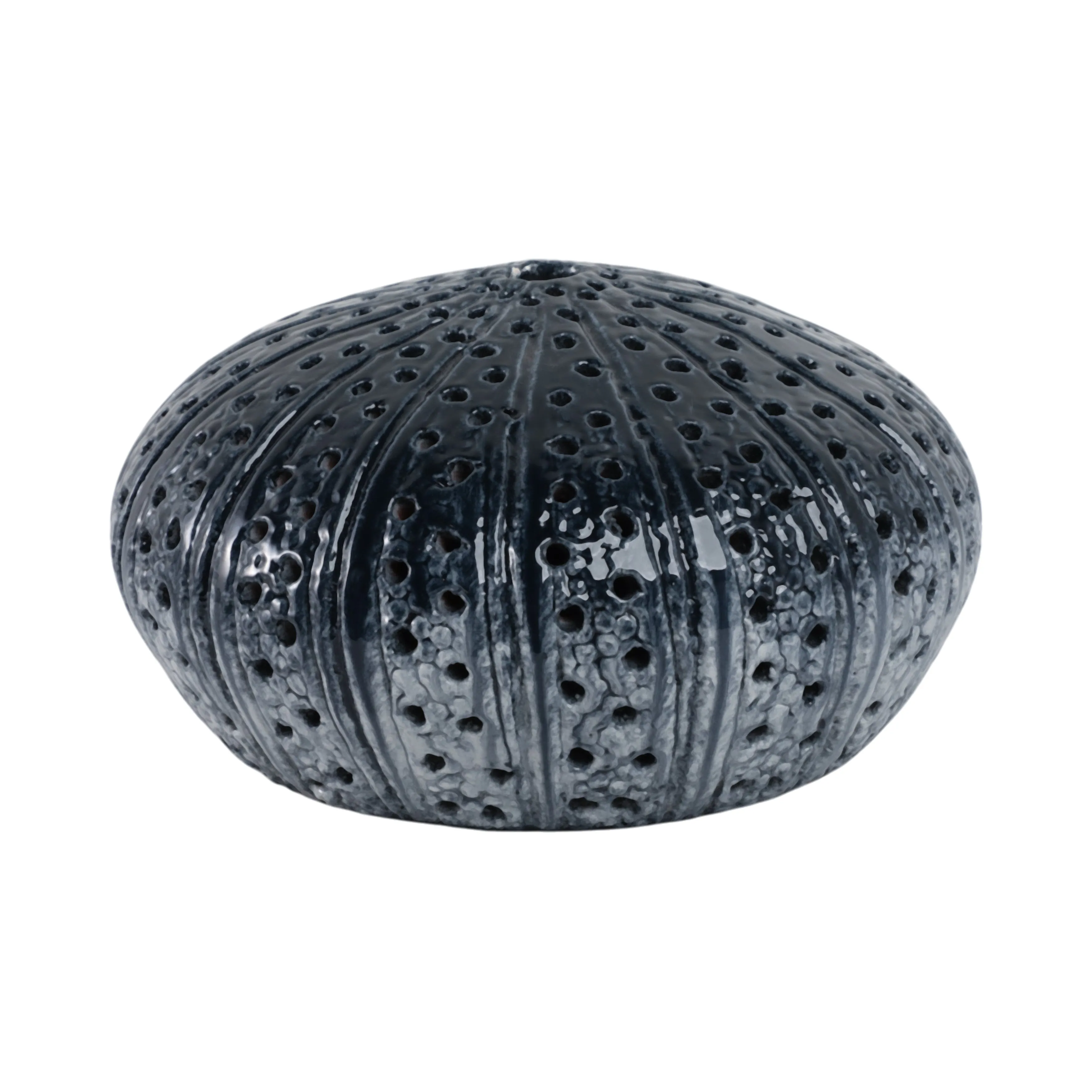 10" Sea Urchin Object Reactive Finish, Blue