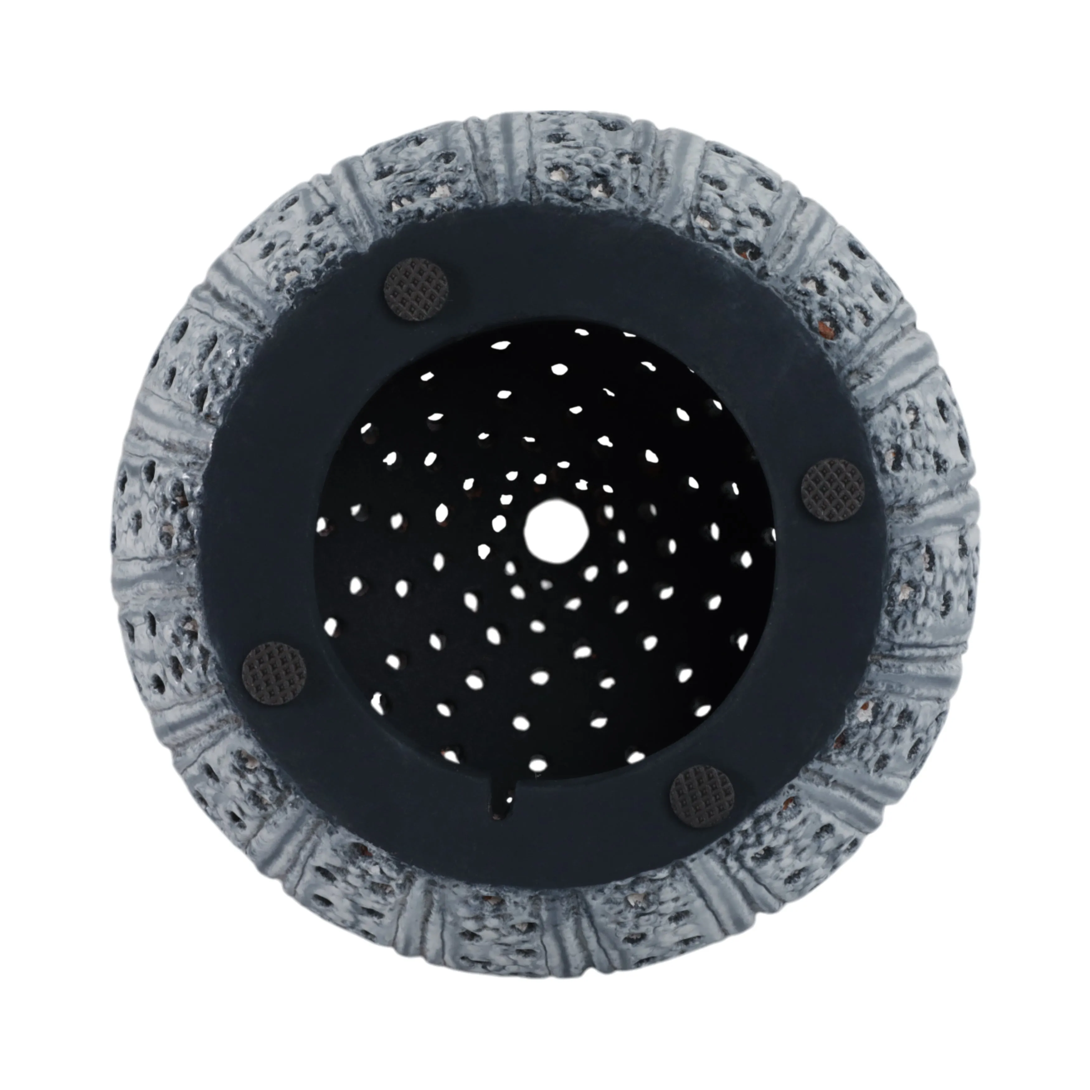 10" Sea Urchin Object Reactive Finish, Blue