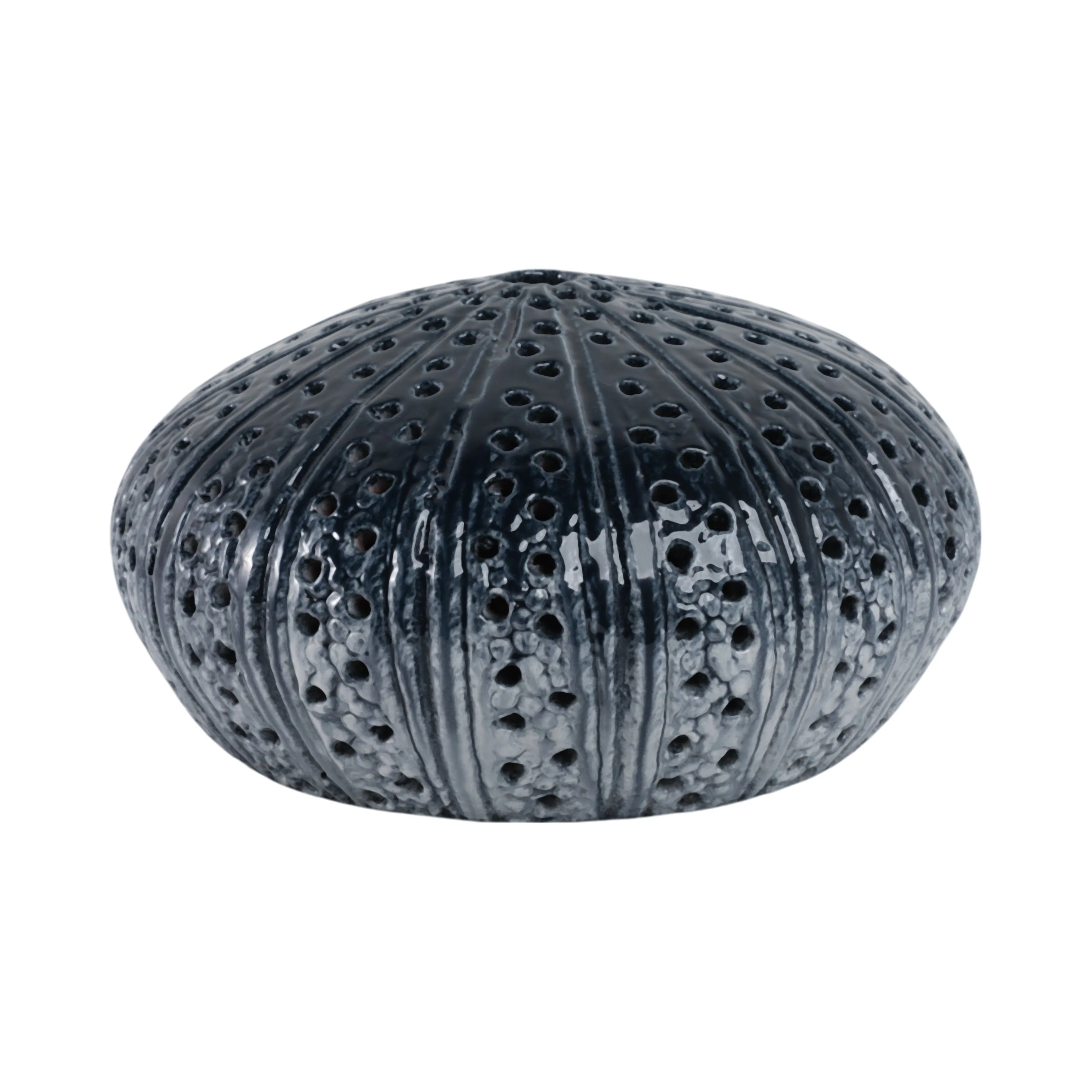 10" Sea Urchin Object Reactive Finish, Blue