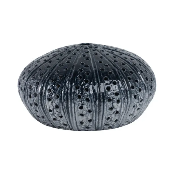10" Sea Urchin Object Reactive Finish, Blue