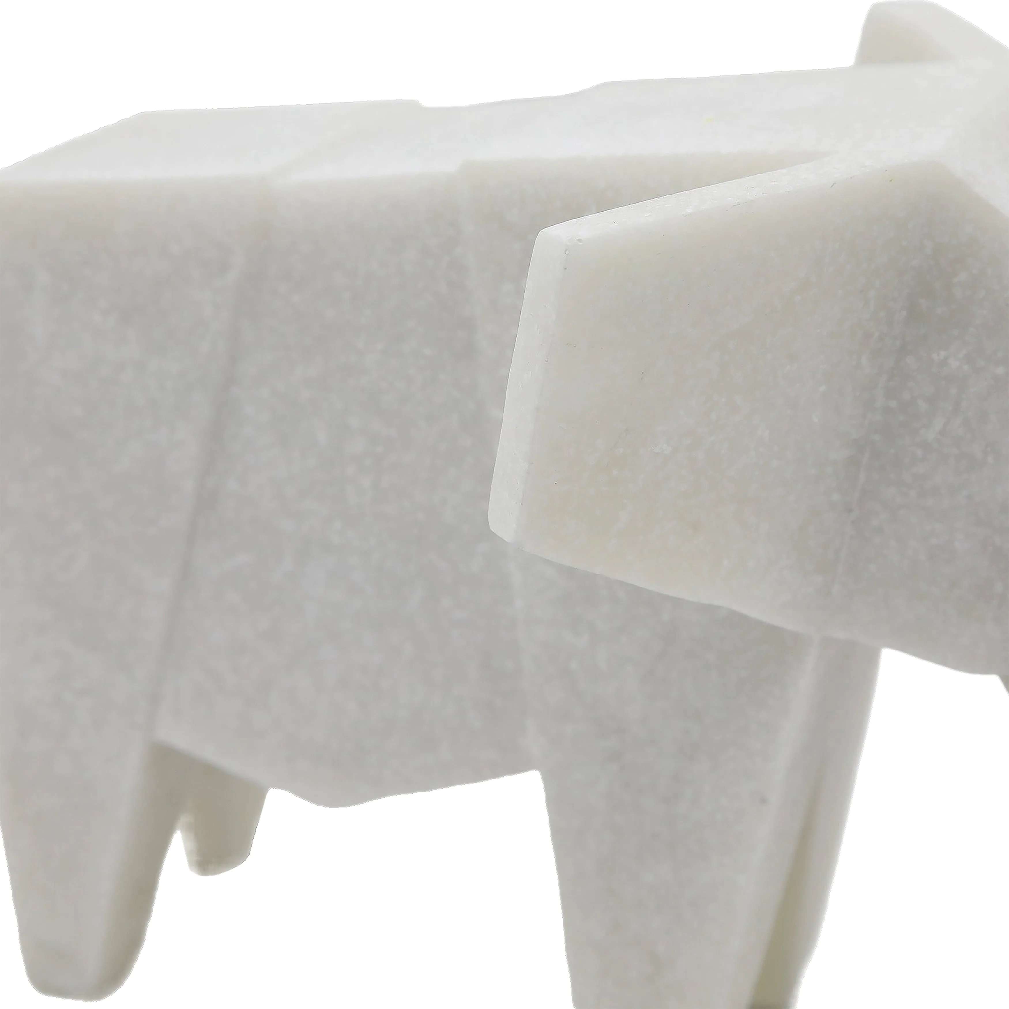11" ANDORA ELEPHANT STATUARY, WHITE