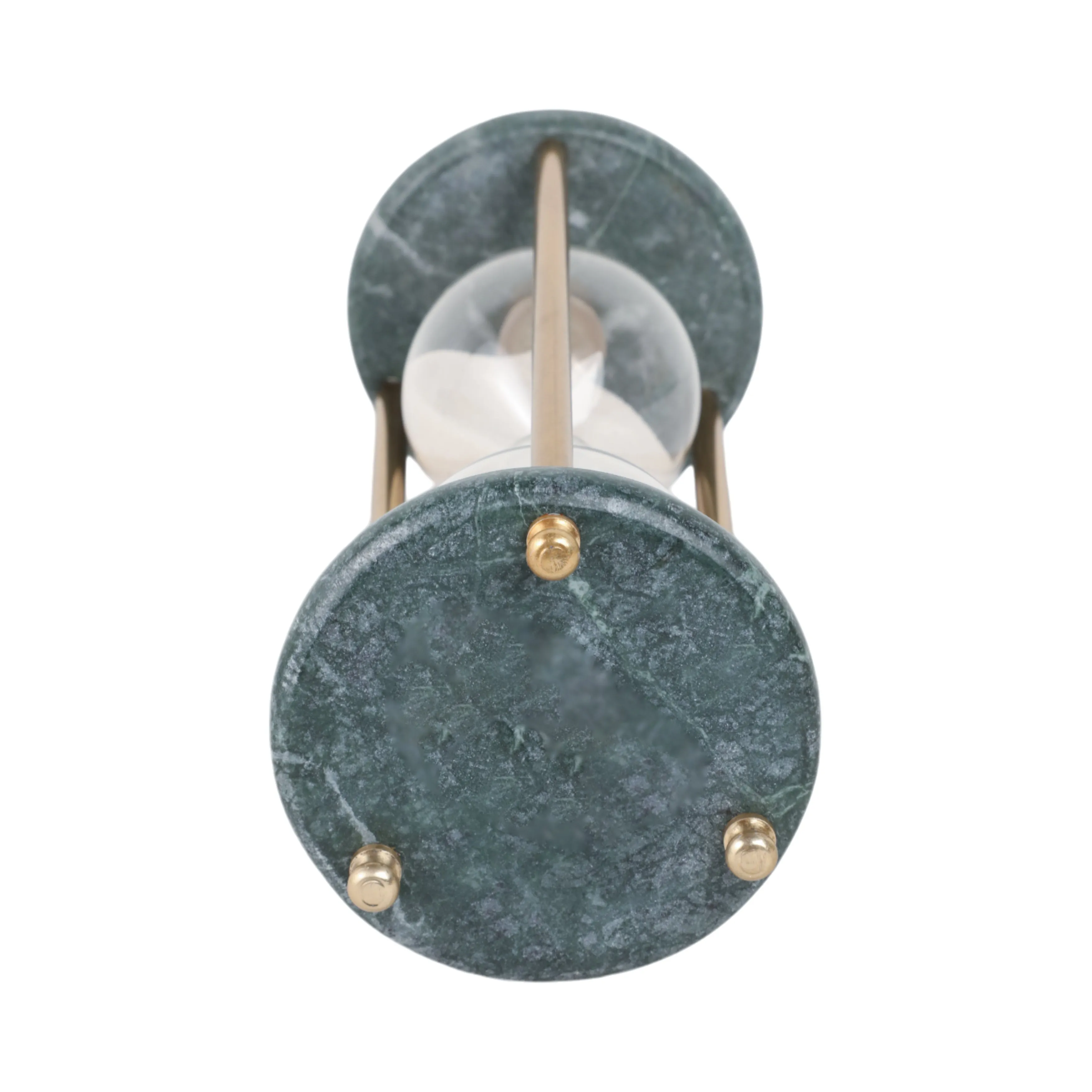 11" Finnegan Green Marble Hourglass