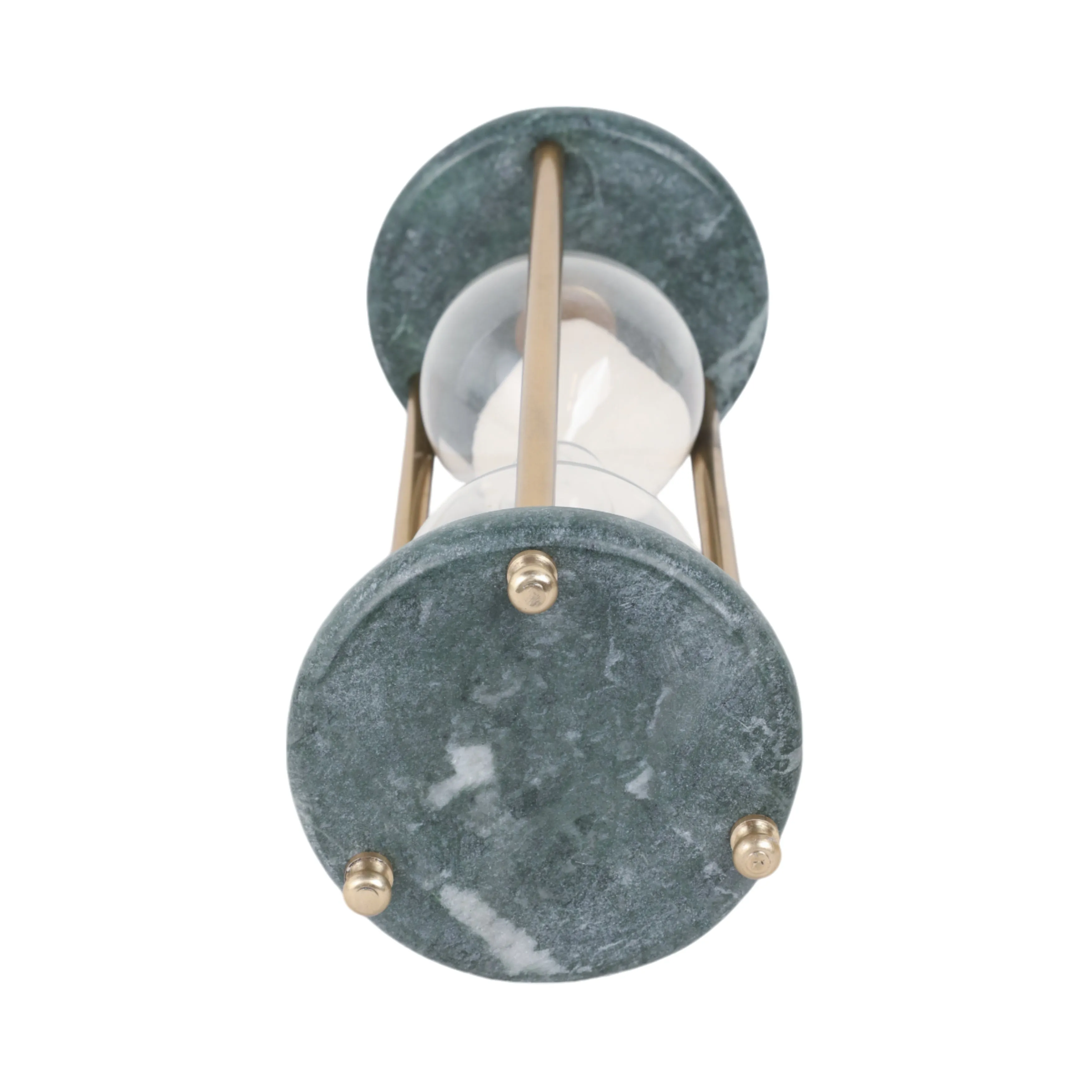 11" Finnegan Green Marble Hourglass