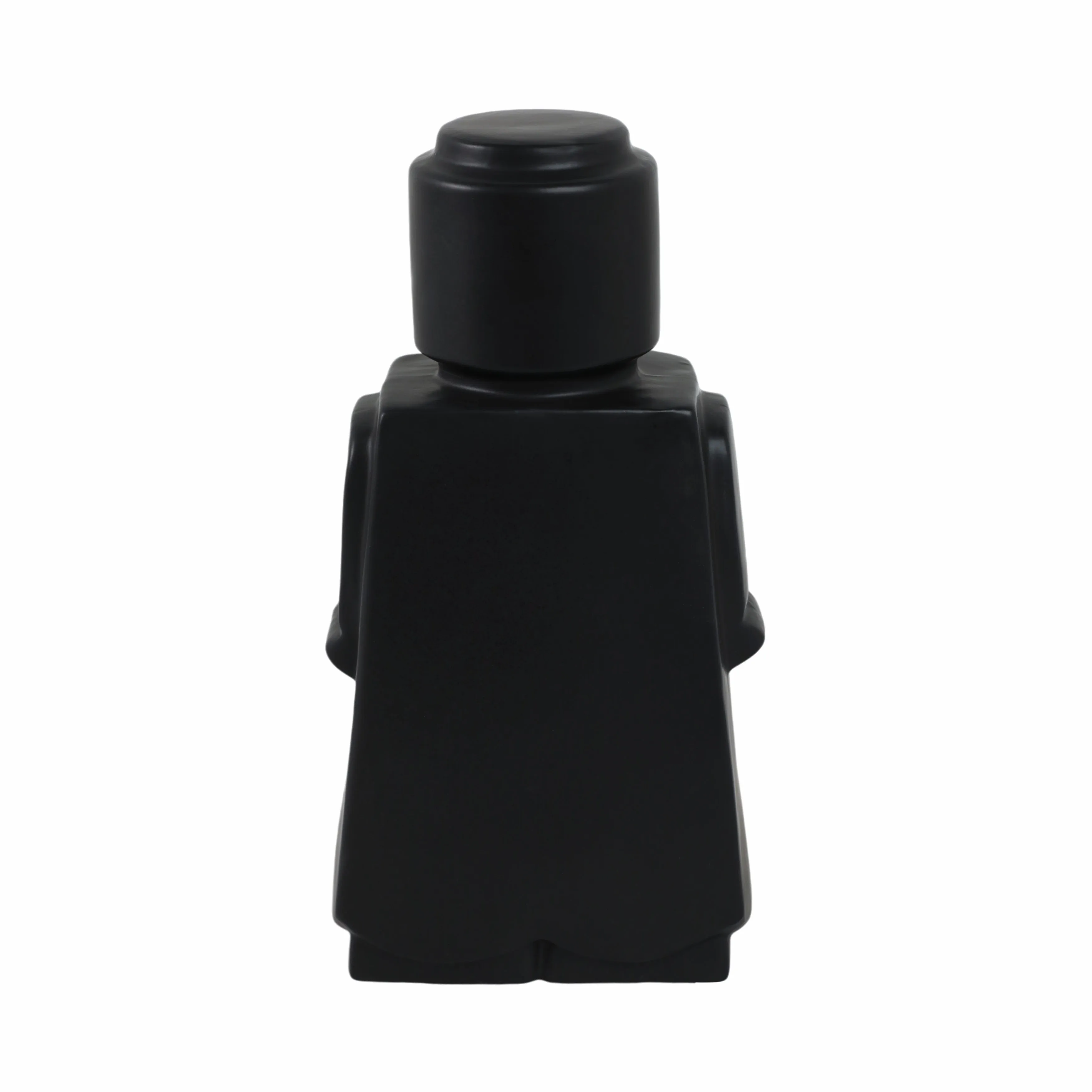 12" Block Girl Figure, Black