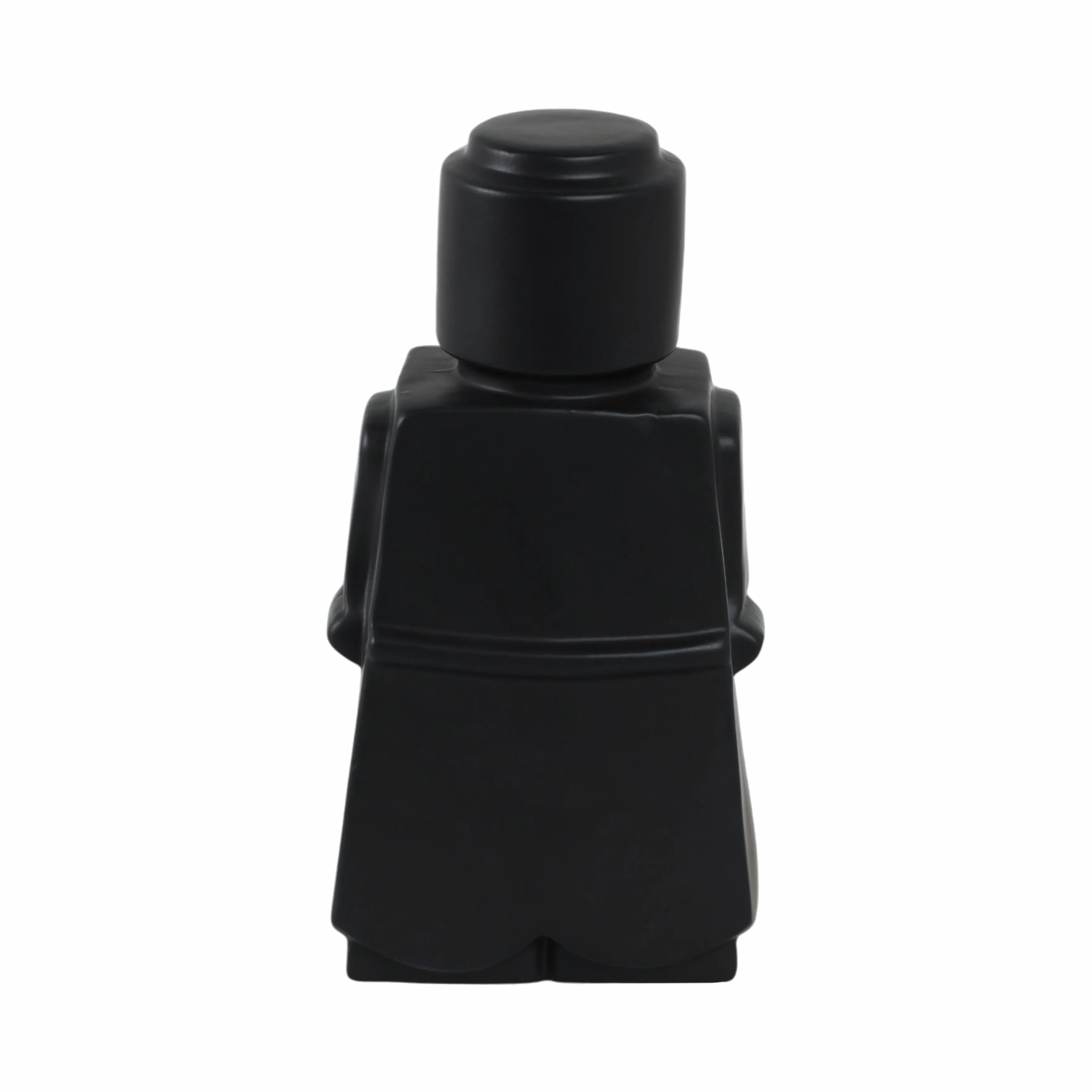 12" Block Girl Figure, Black