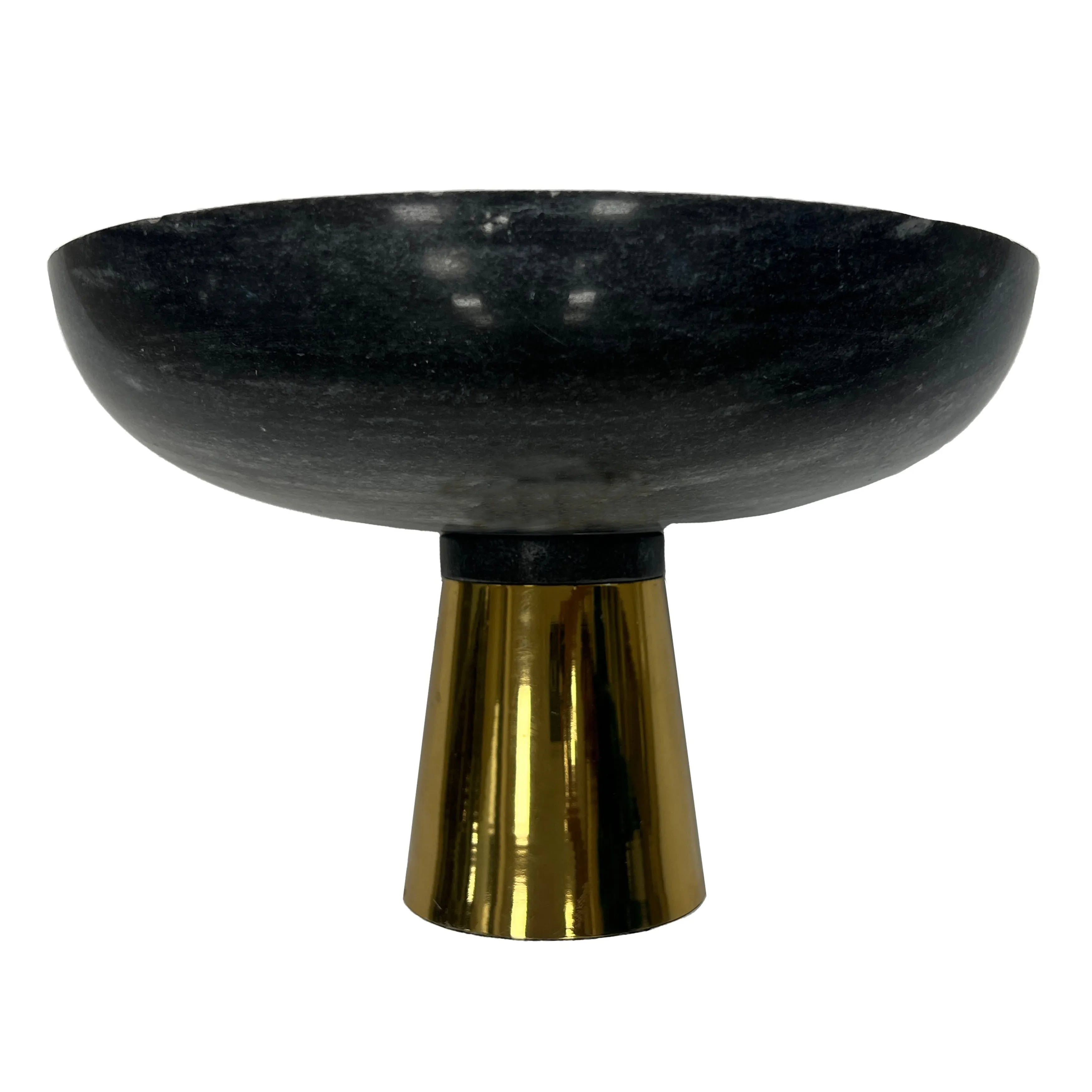 12" Dazey Gray Marble Bowl