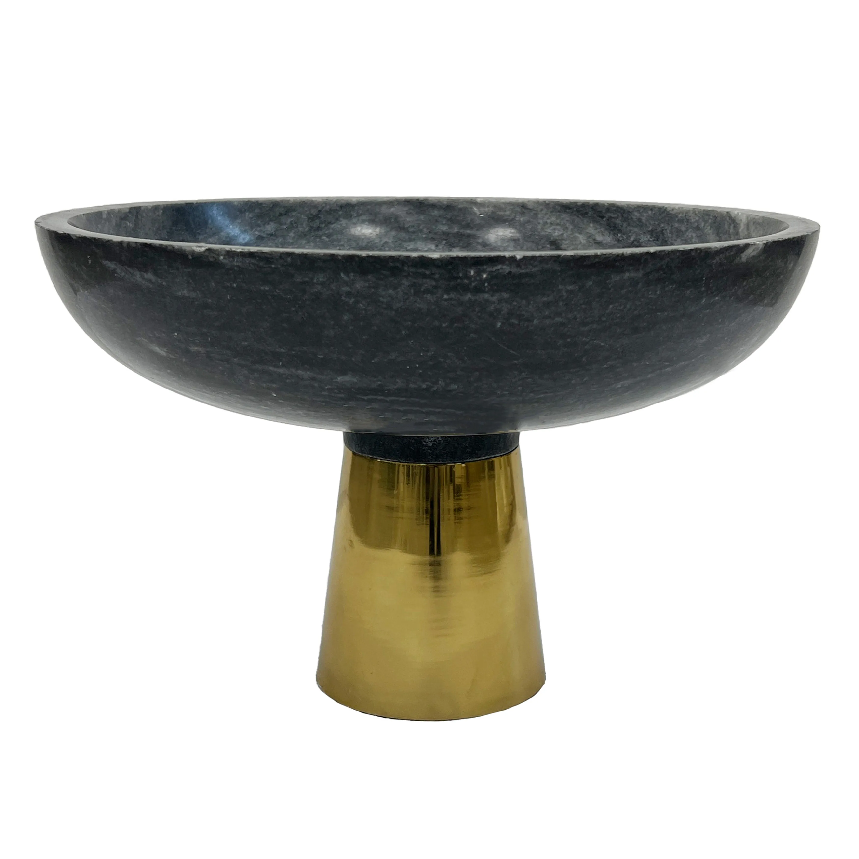 12" Dazey Gray Marble Bowl