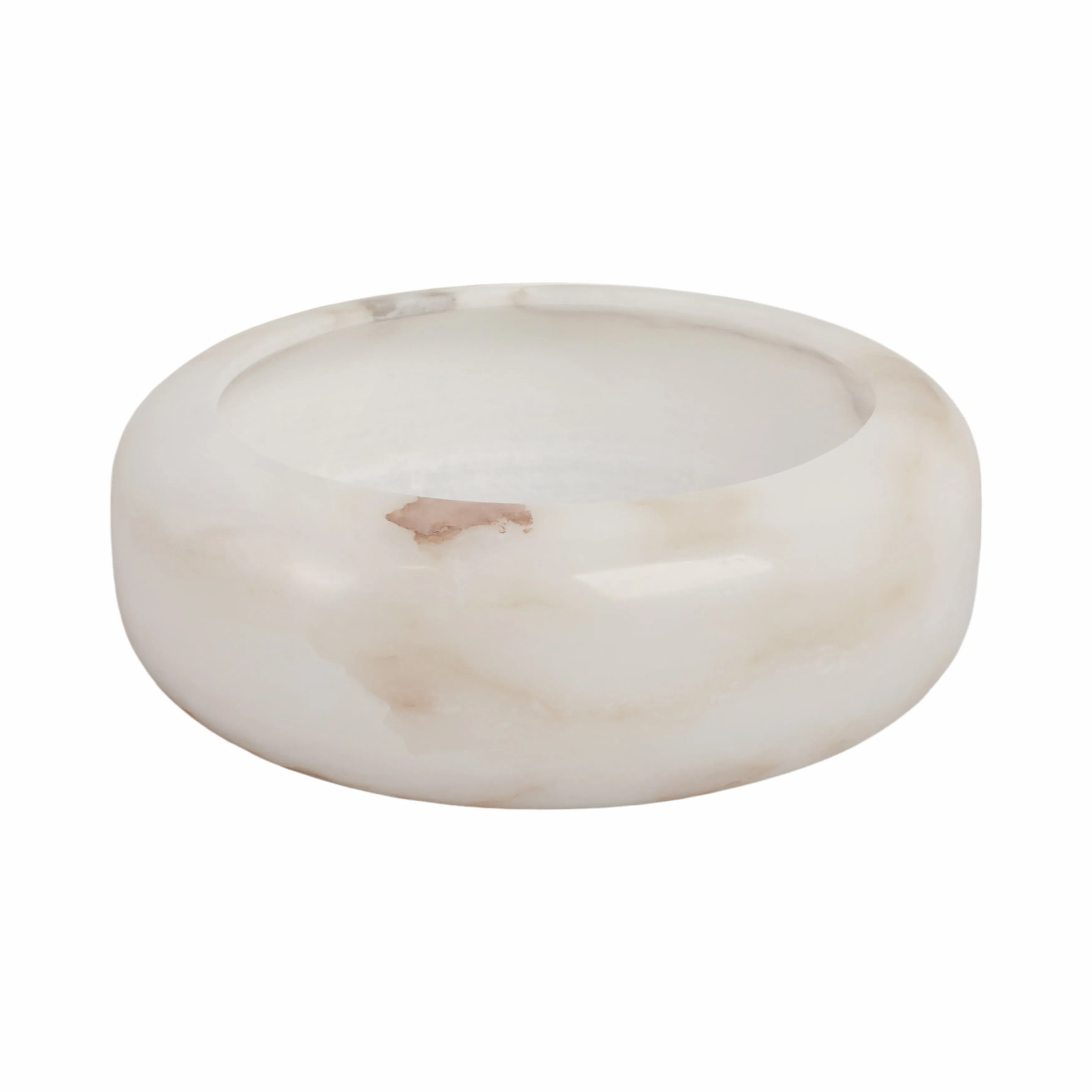 12" Dolce Large Alabaster Bowl