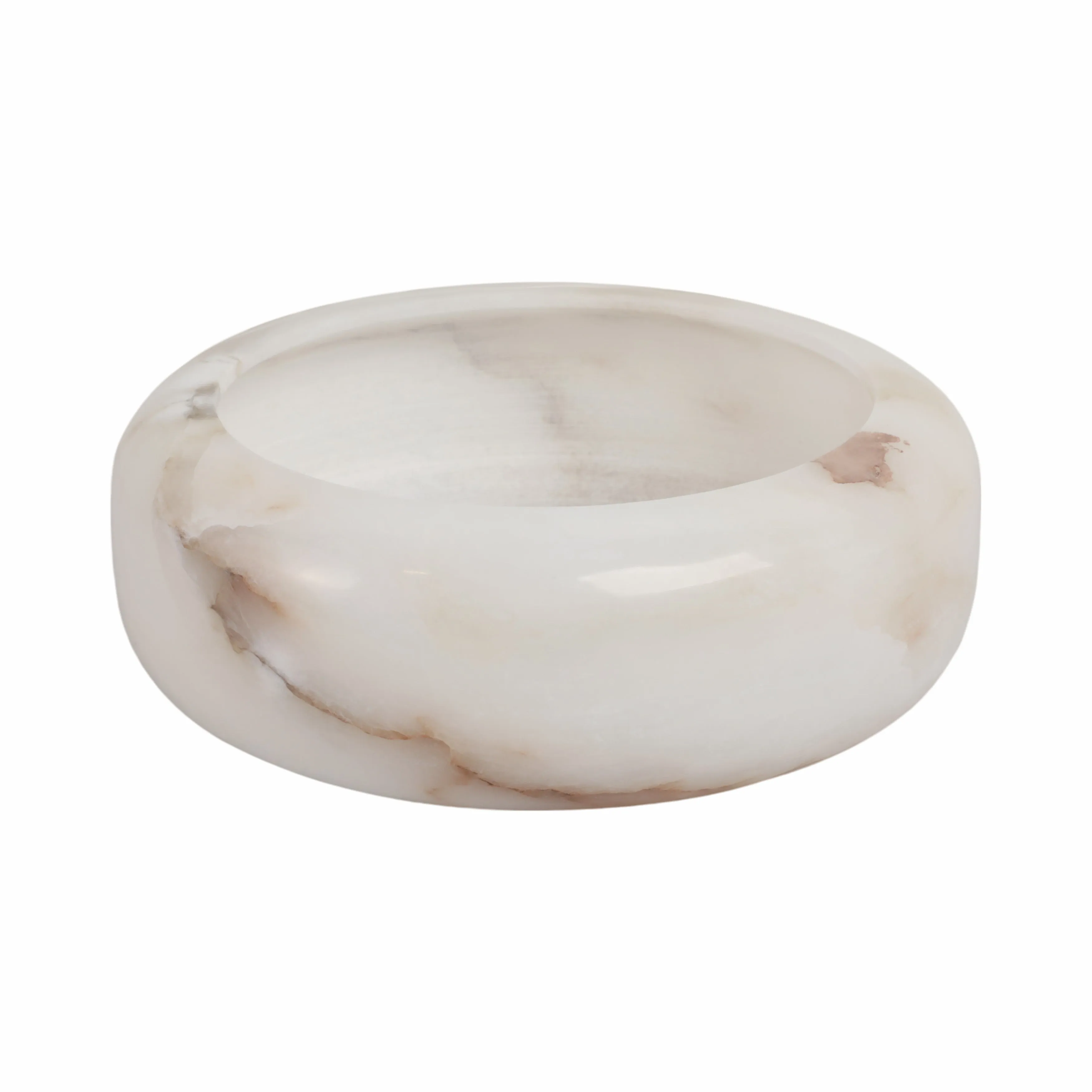 12" Dolce Large Alabaster Bowl