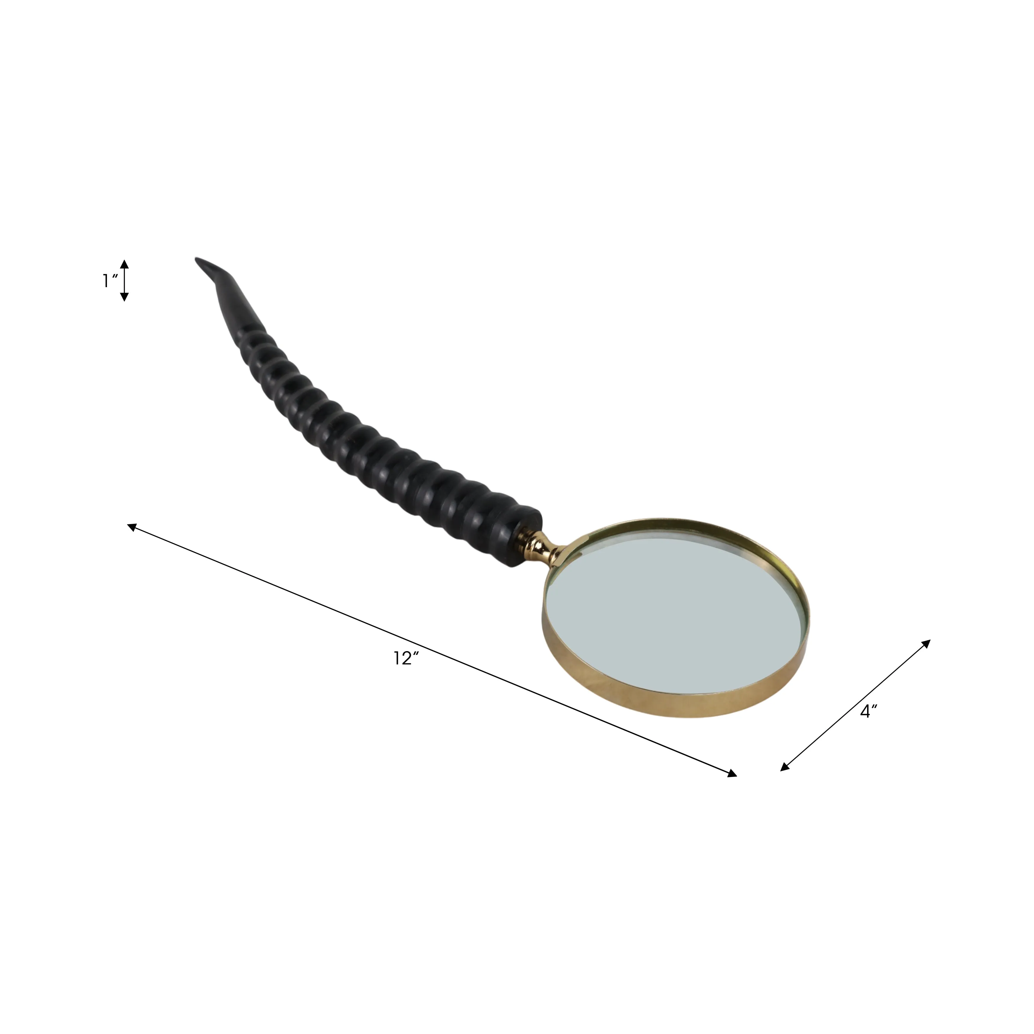 12" Lennon Horn Magnifying Glass
