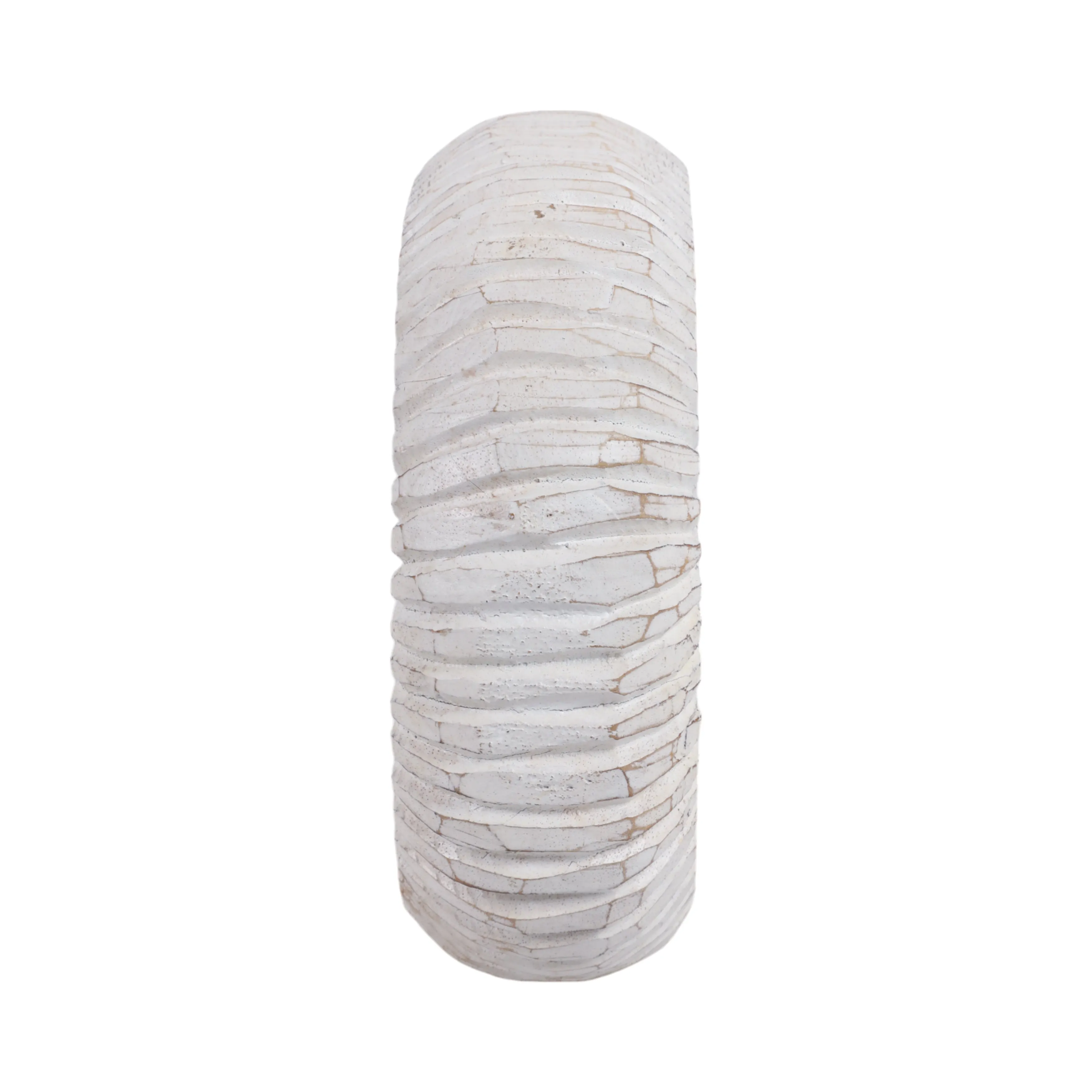 12" Wooden Snail Decor, Wht