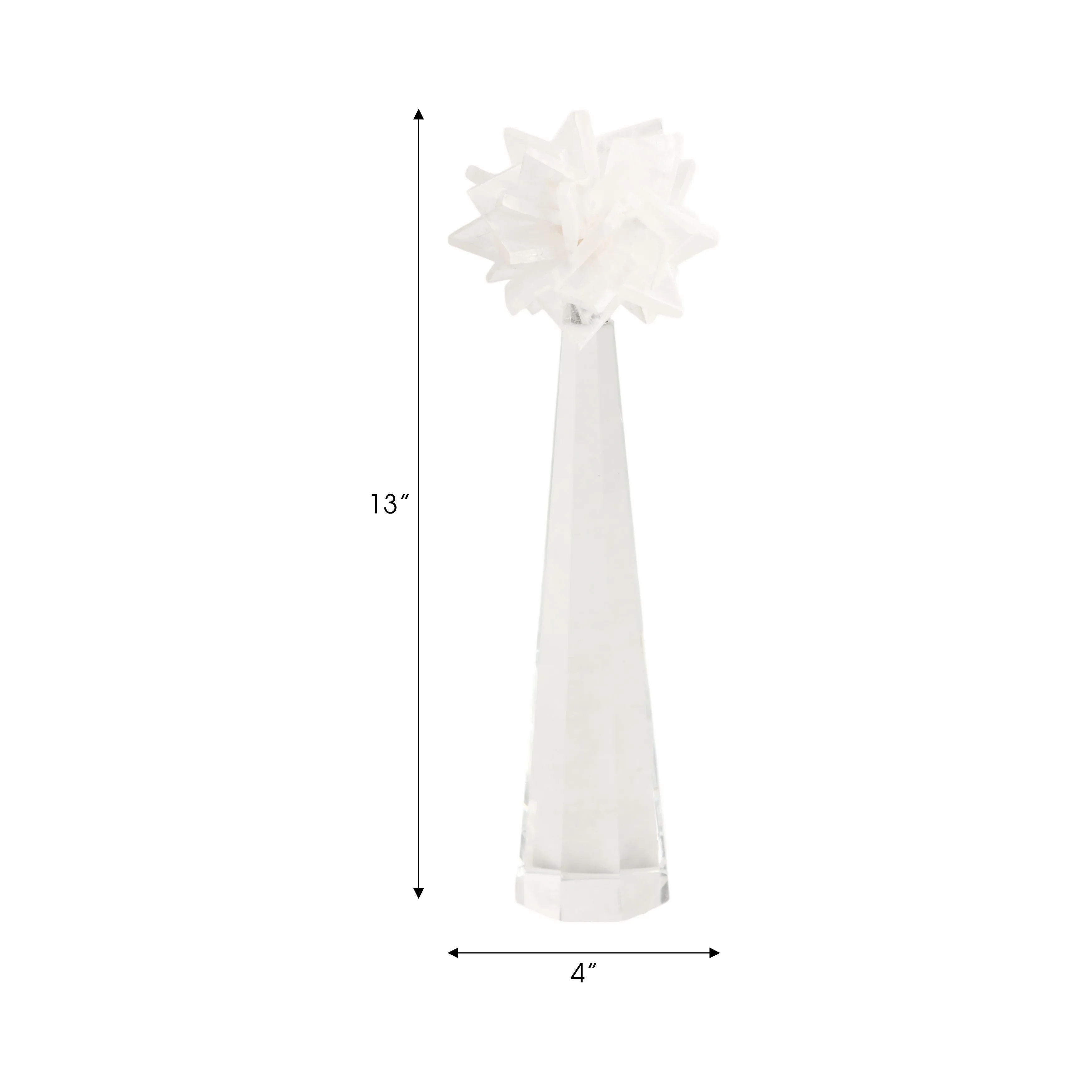 13" CLARA SMALL CRYSTAL STATUARY