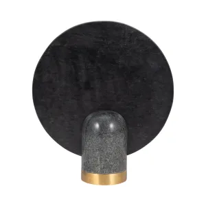 14" Canidy Black Marble Statuary