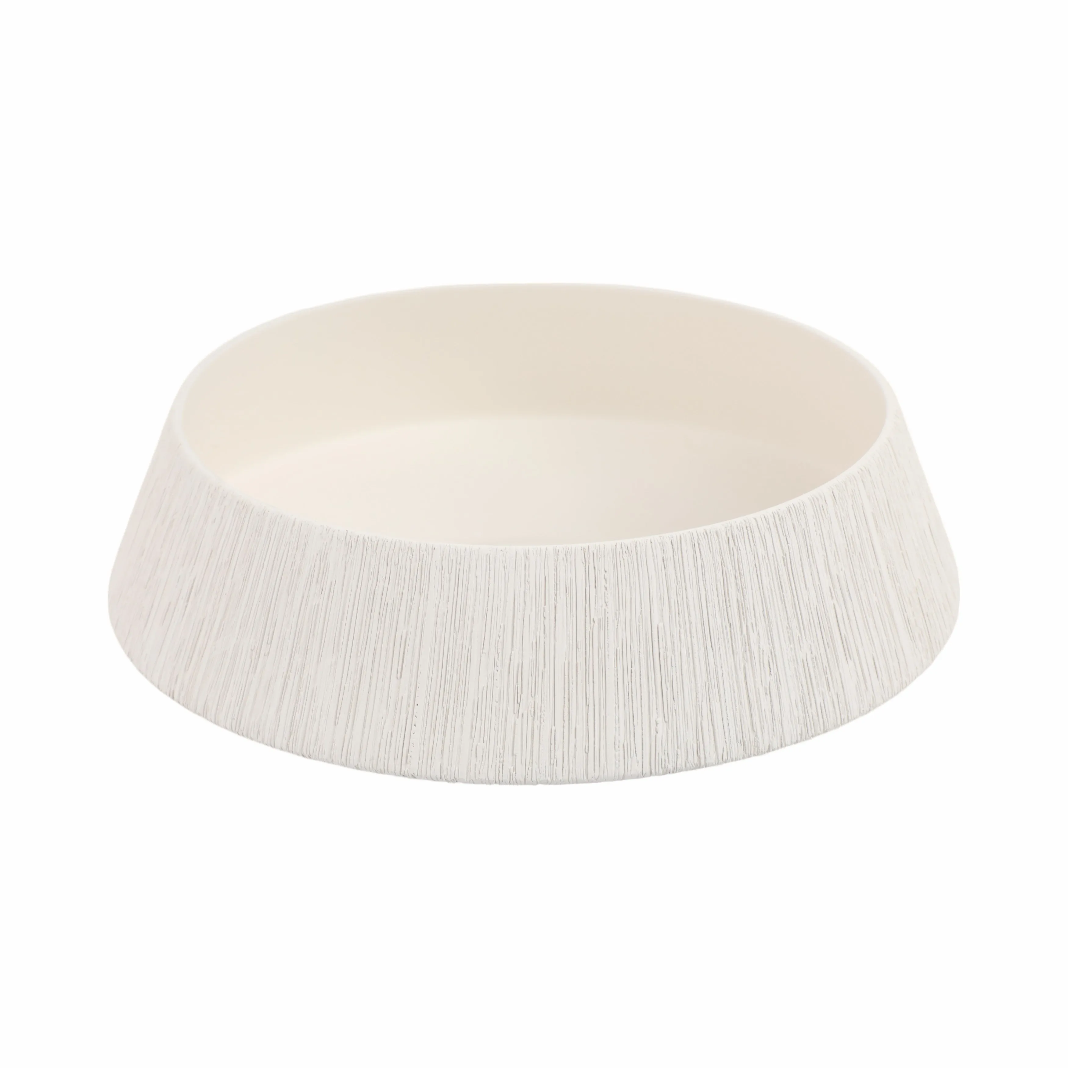 14" Cascais White Portugal Bowl