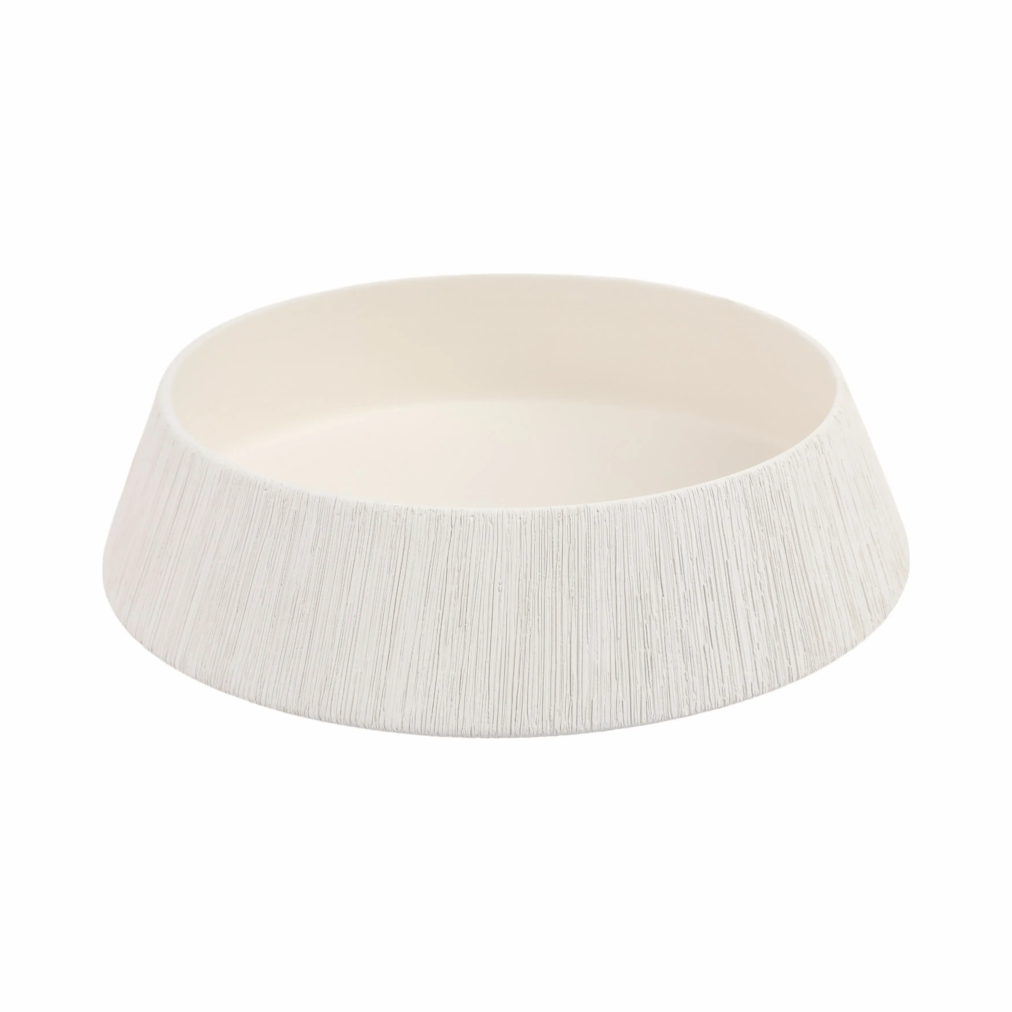 14" Cascais White Portugal Bowl