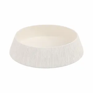 14" Cascais White Portugal Bowl
