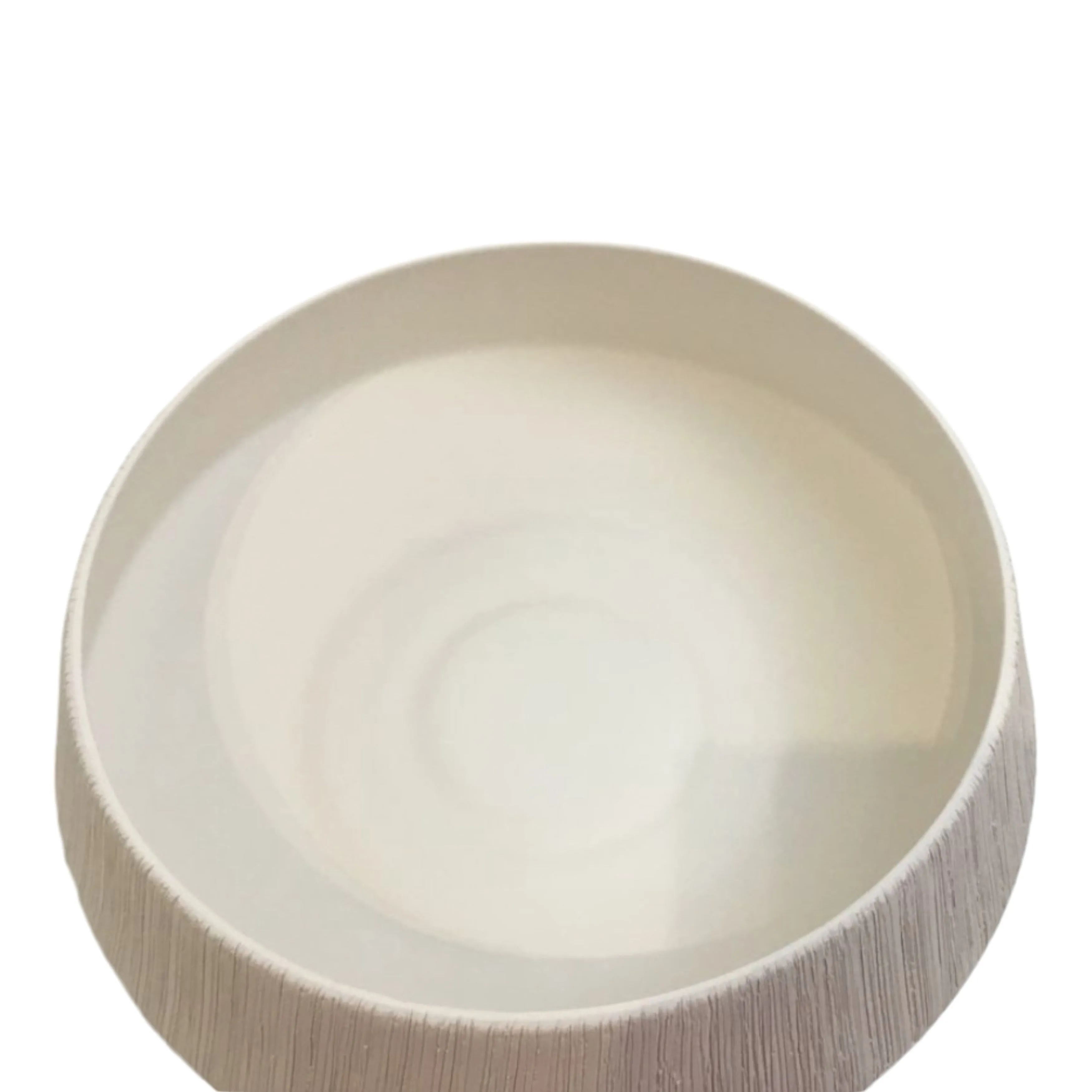14" Cascais White Portugal Bowl