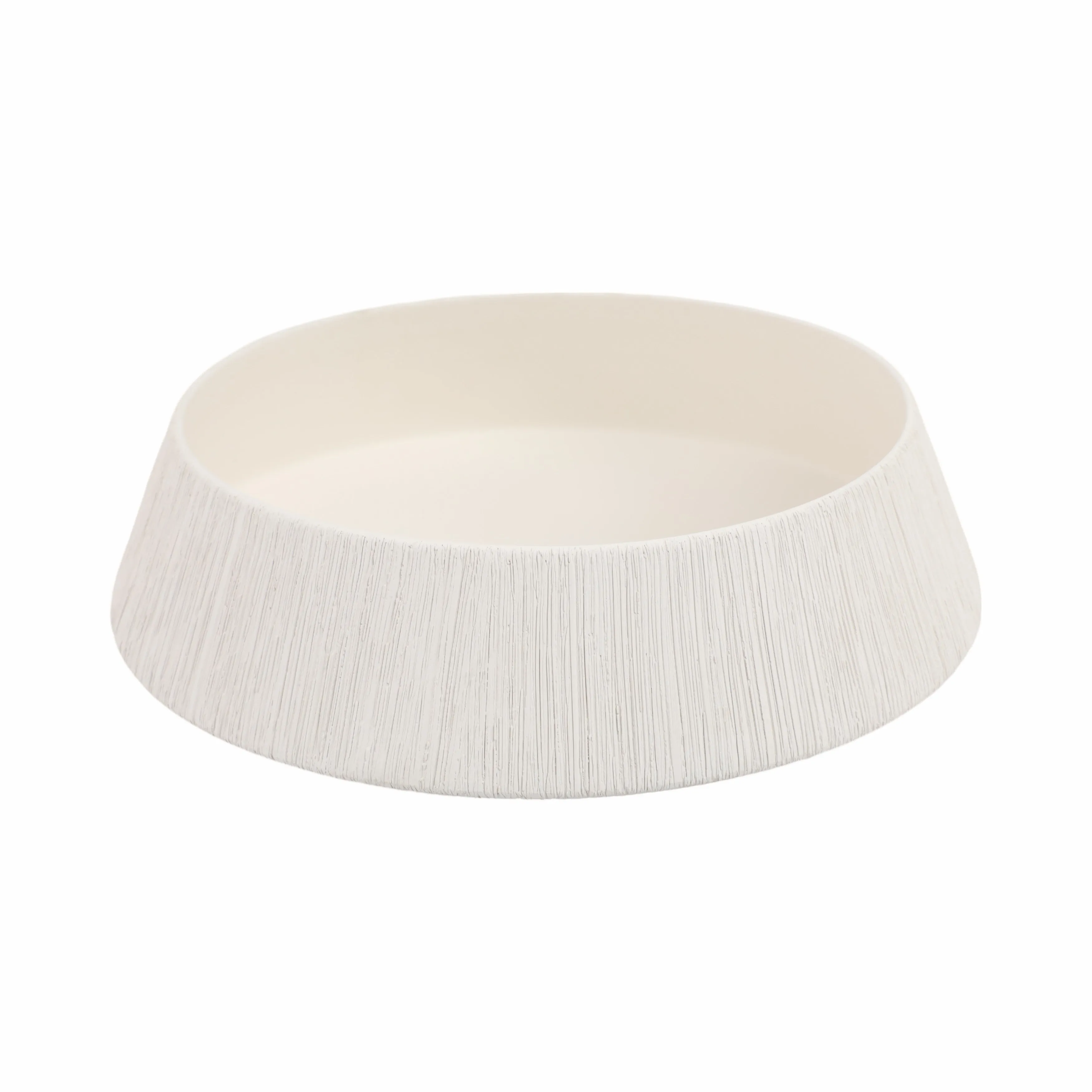 14" Cascais White Portugal Bowl