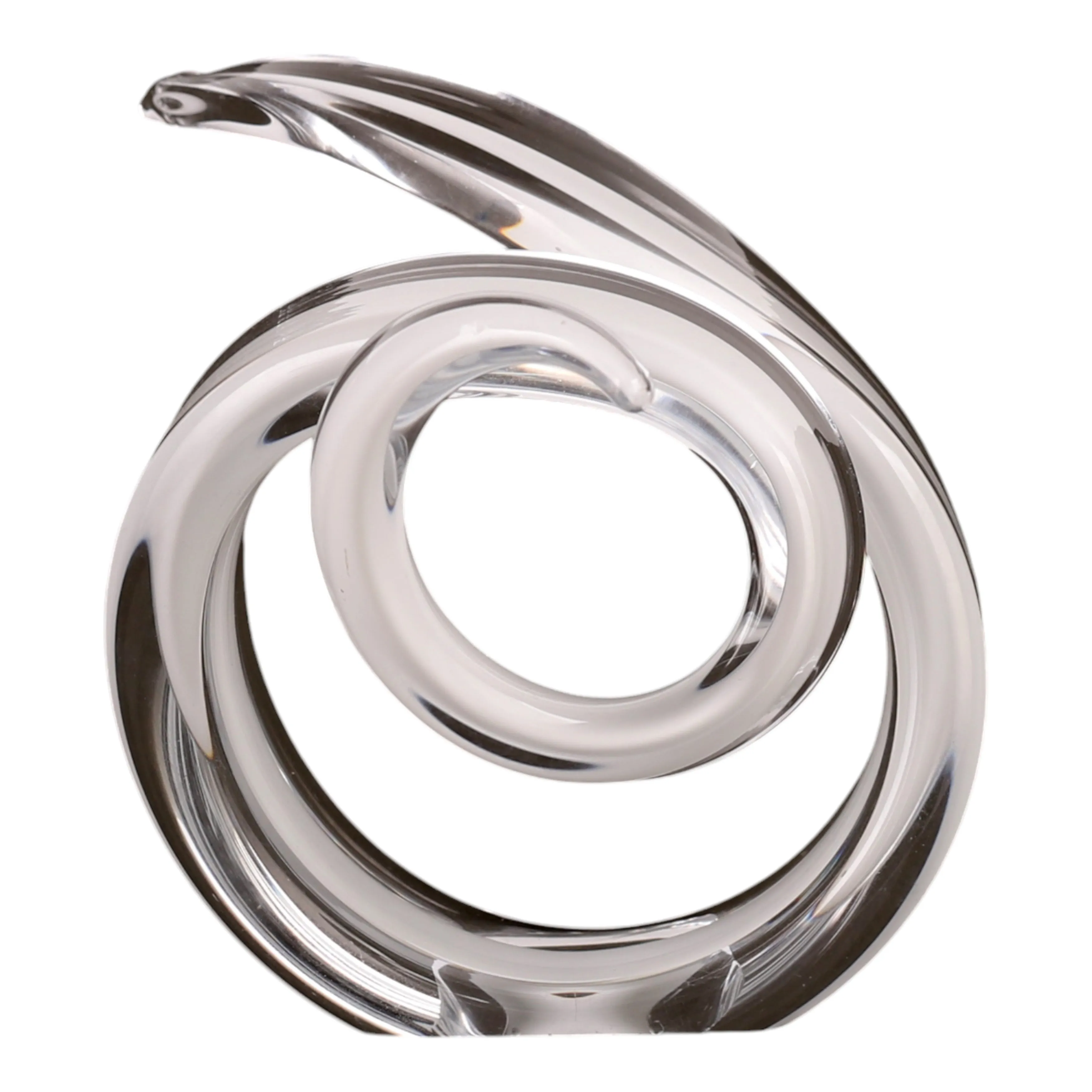 14" Newtok Long Glass Ribbon Statuary