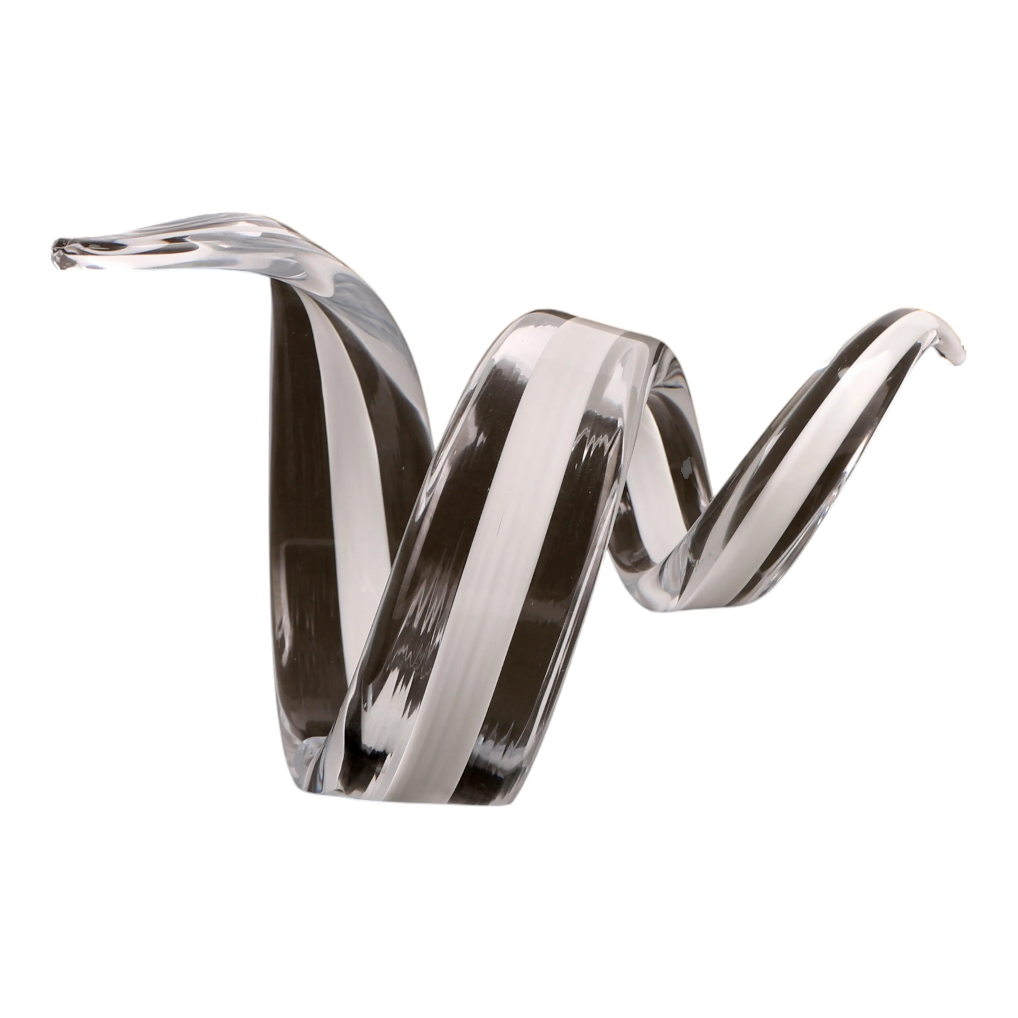 14" Newtok Long Glass Ribbon Statuary