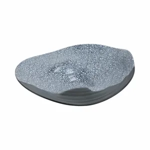 14" Yaretzi Small Porcelain Bowl, Black