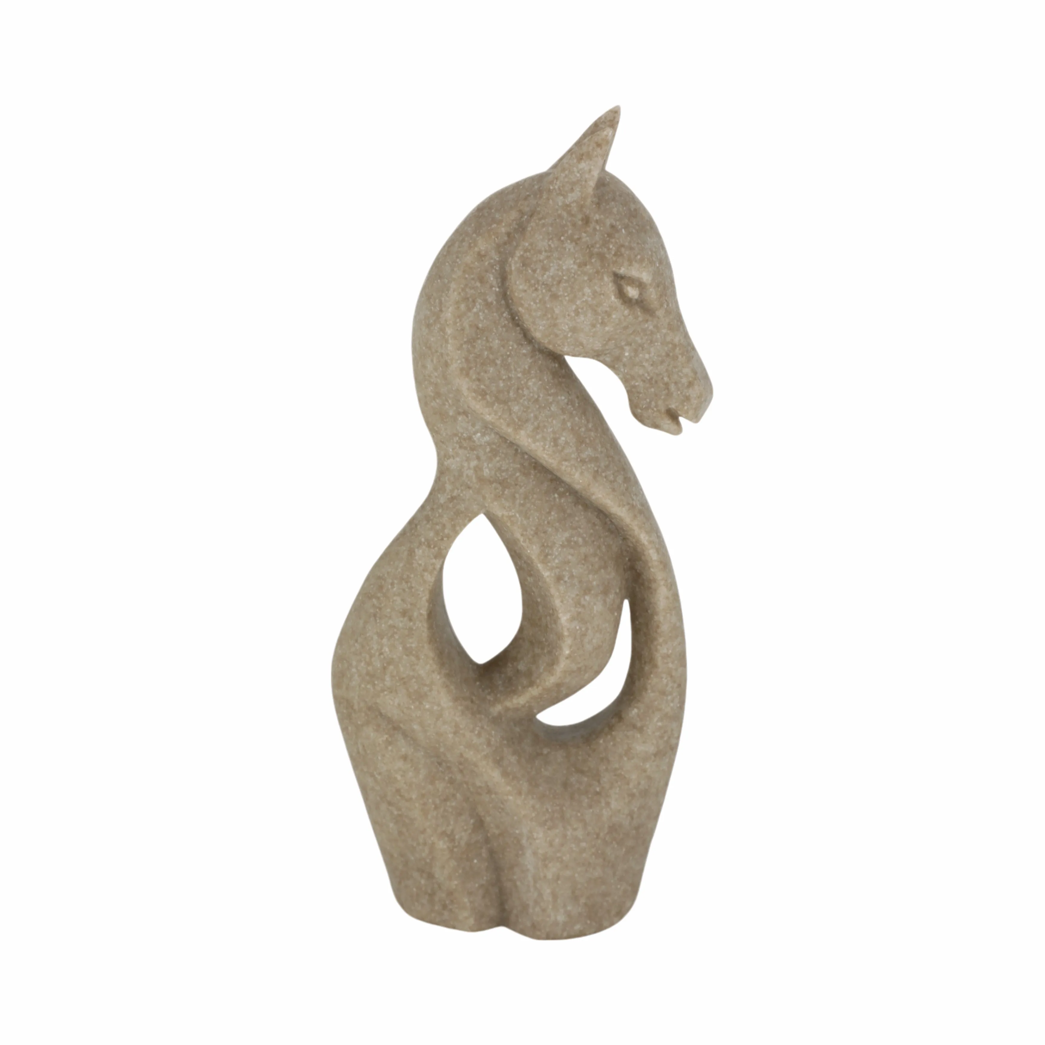 15" Flowood Brown Quartz Resin Horse Statuary
