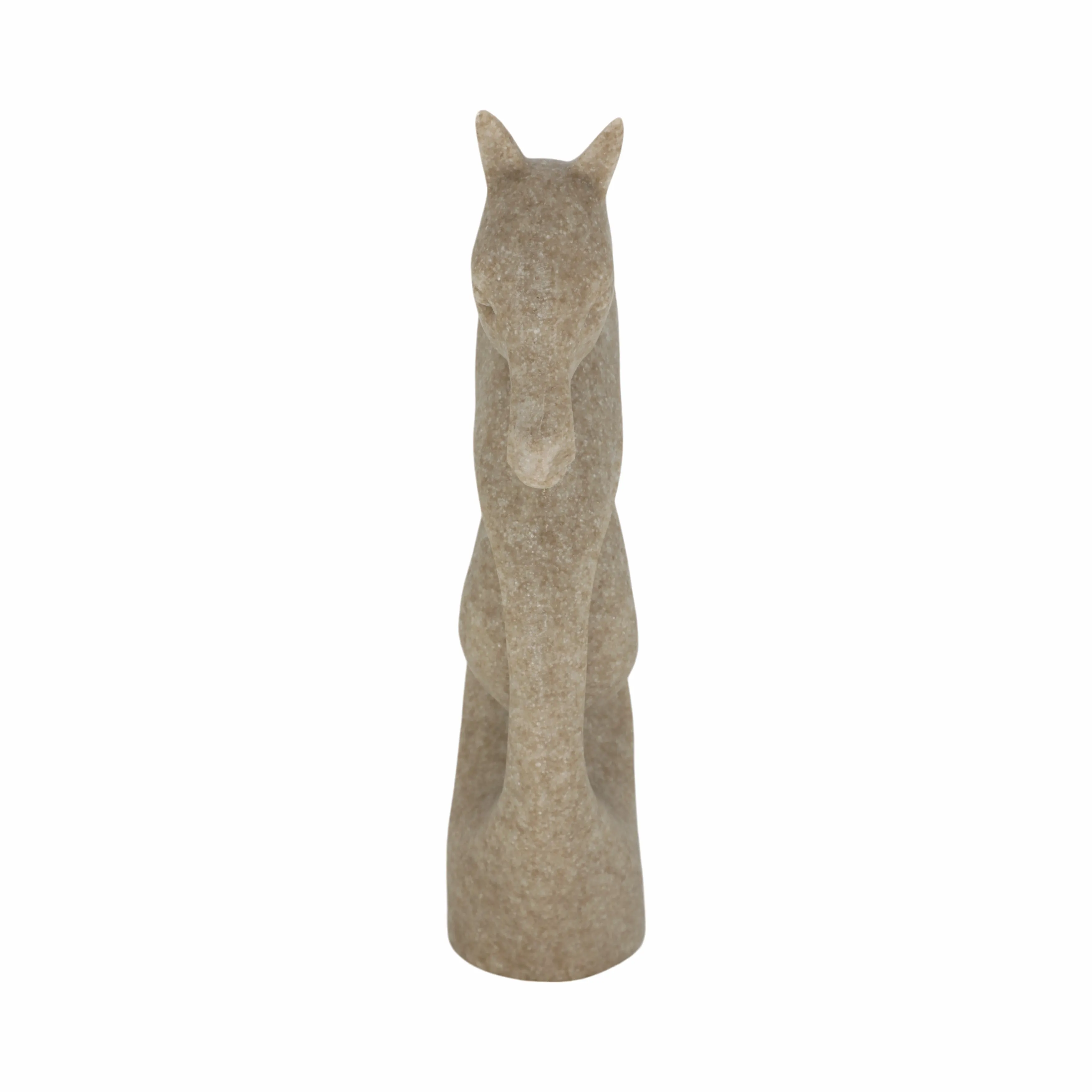15" Flowood Brown Quartz Resin Horse Statuary