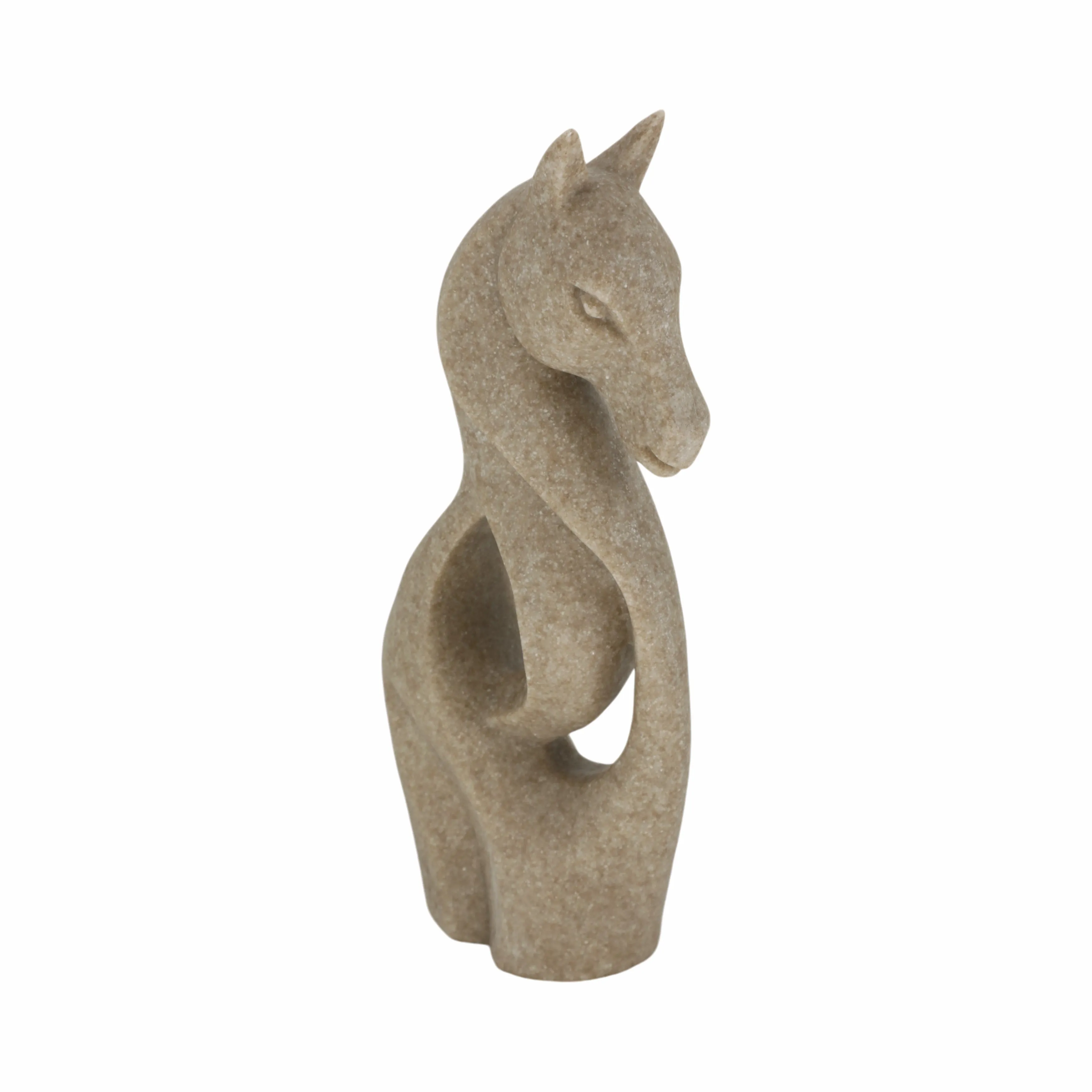 15" Flowood Brown Quartz Resin Horse Statuary