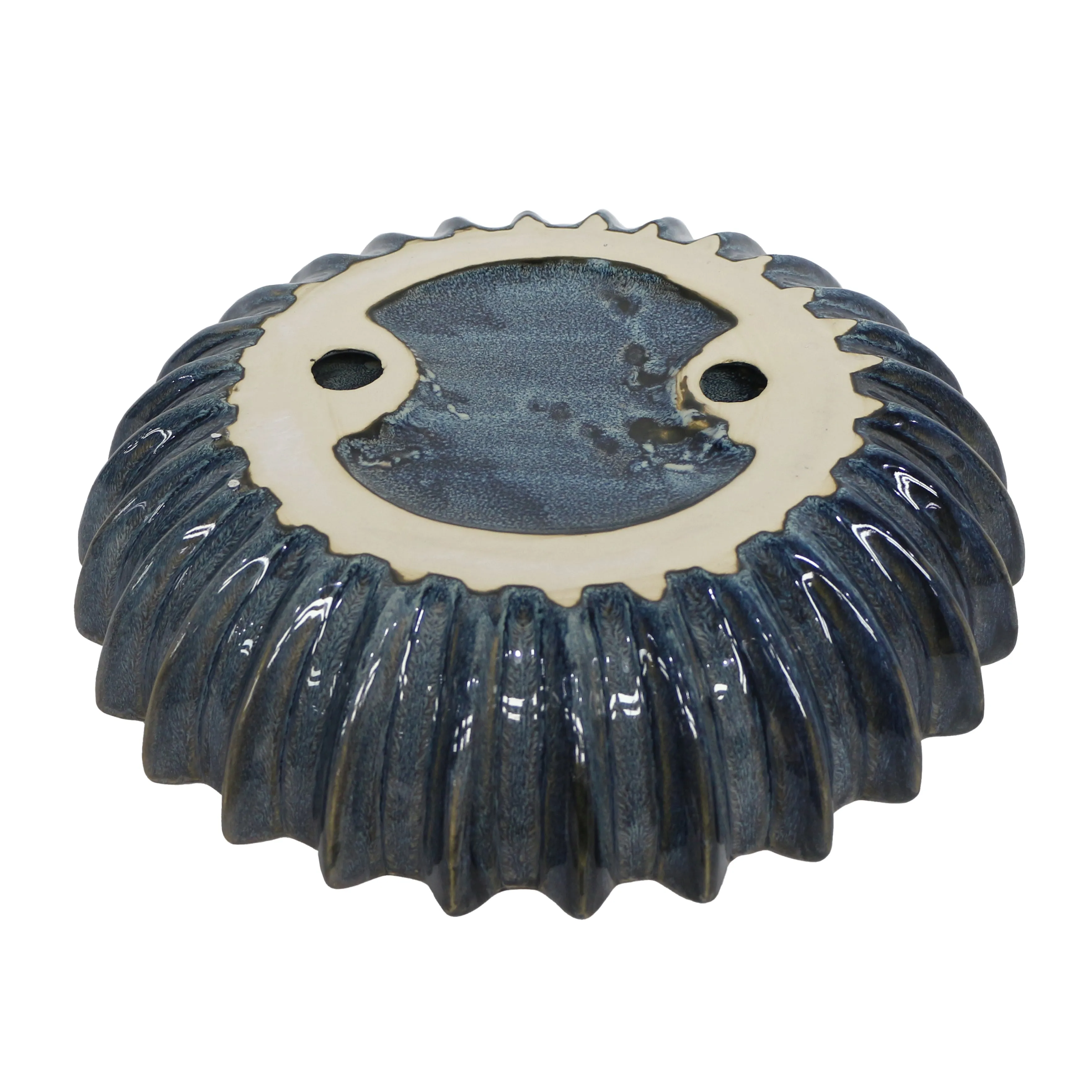 15" Pella Blue Cer Bowl