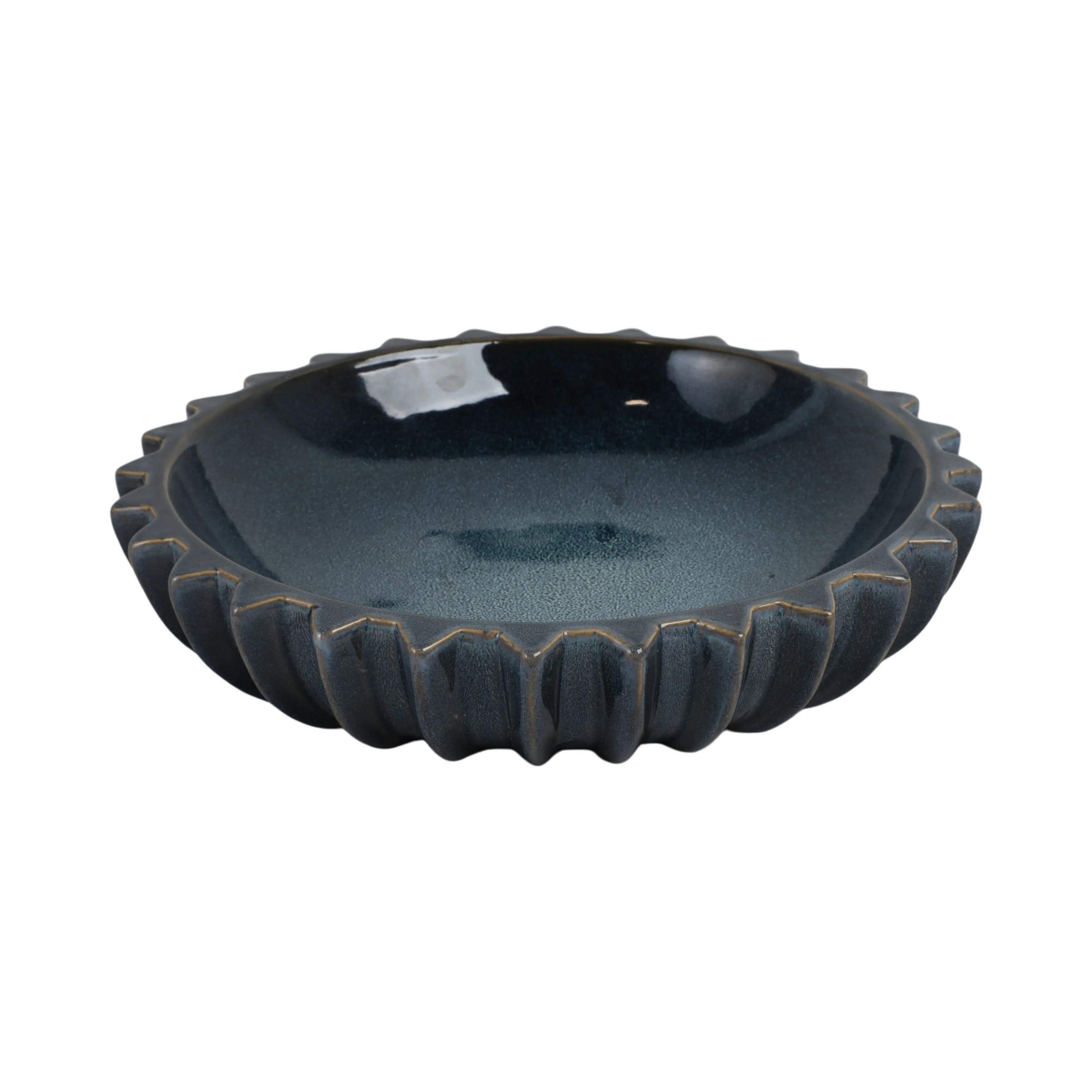 15" Pella Blue Cer Bowl