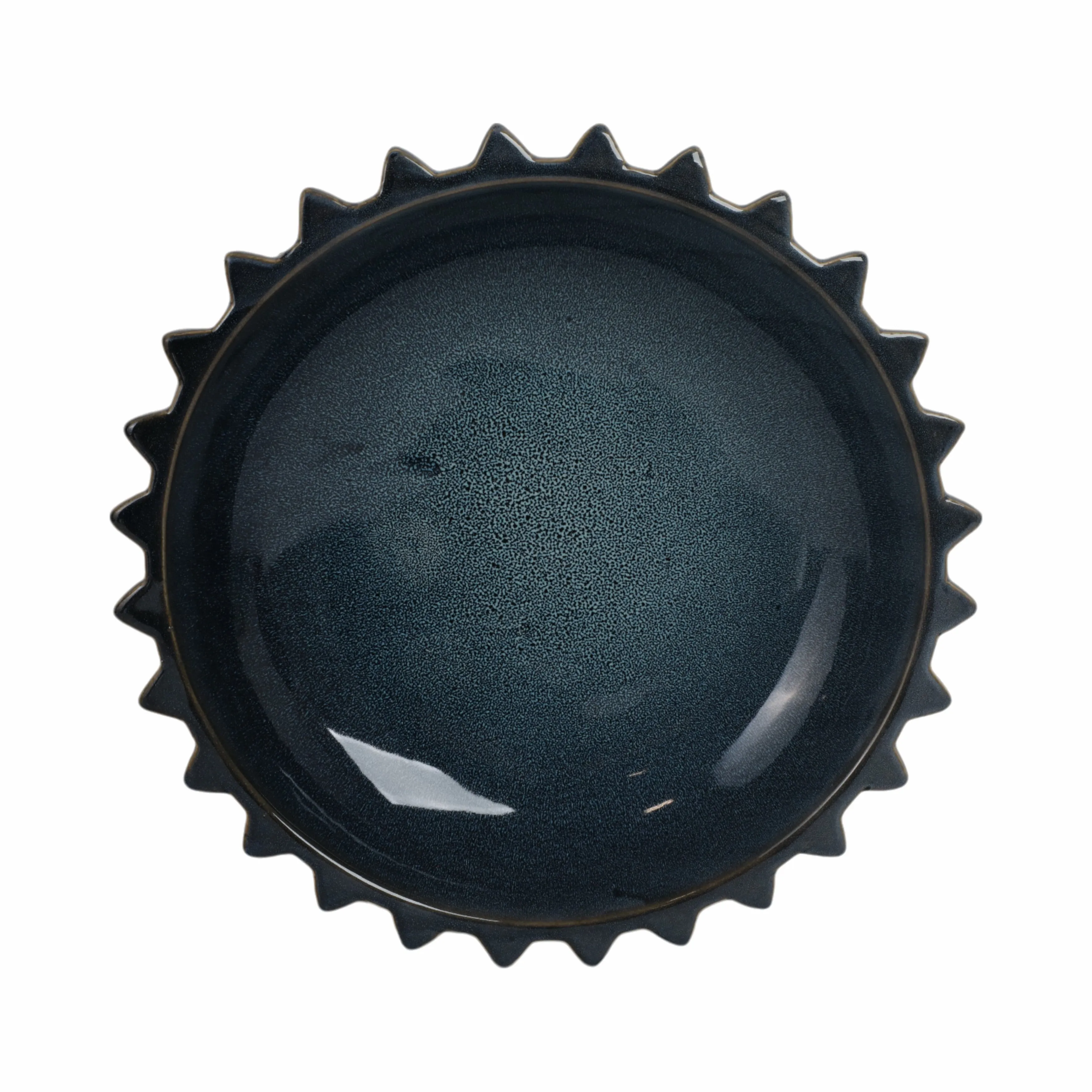 15" Pella Blue Cer Bowl