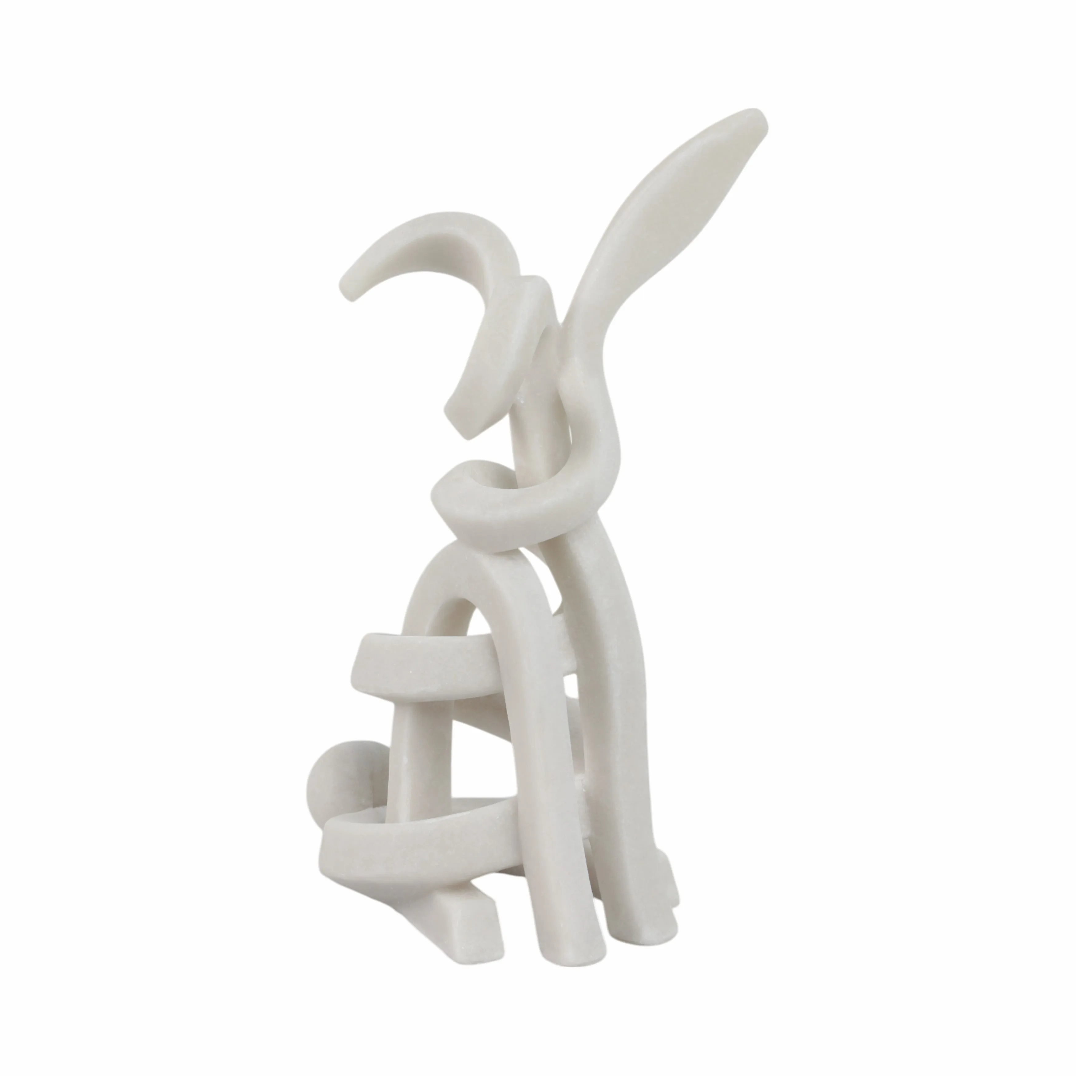 16" Ninove Quartz Resin Bunny Statuary