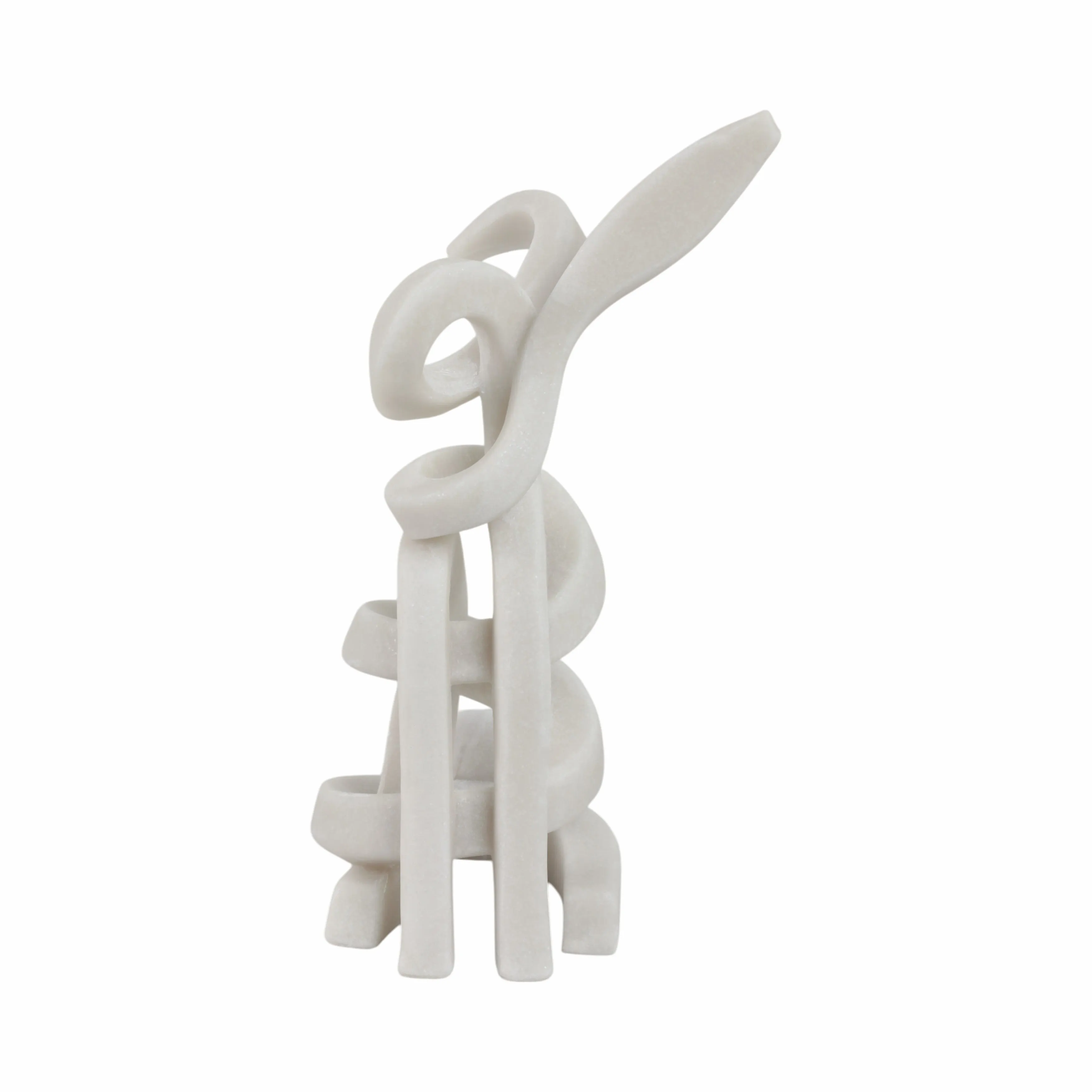 16" Ninove Quartz Resin Bunny Statuary