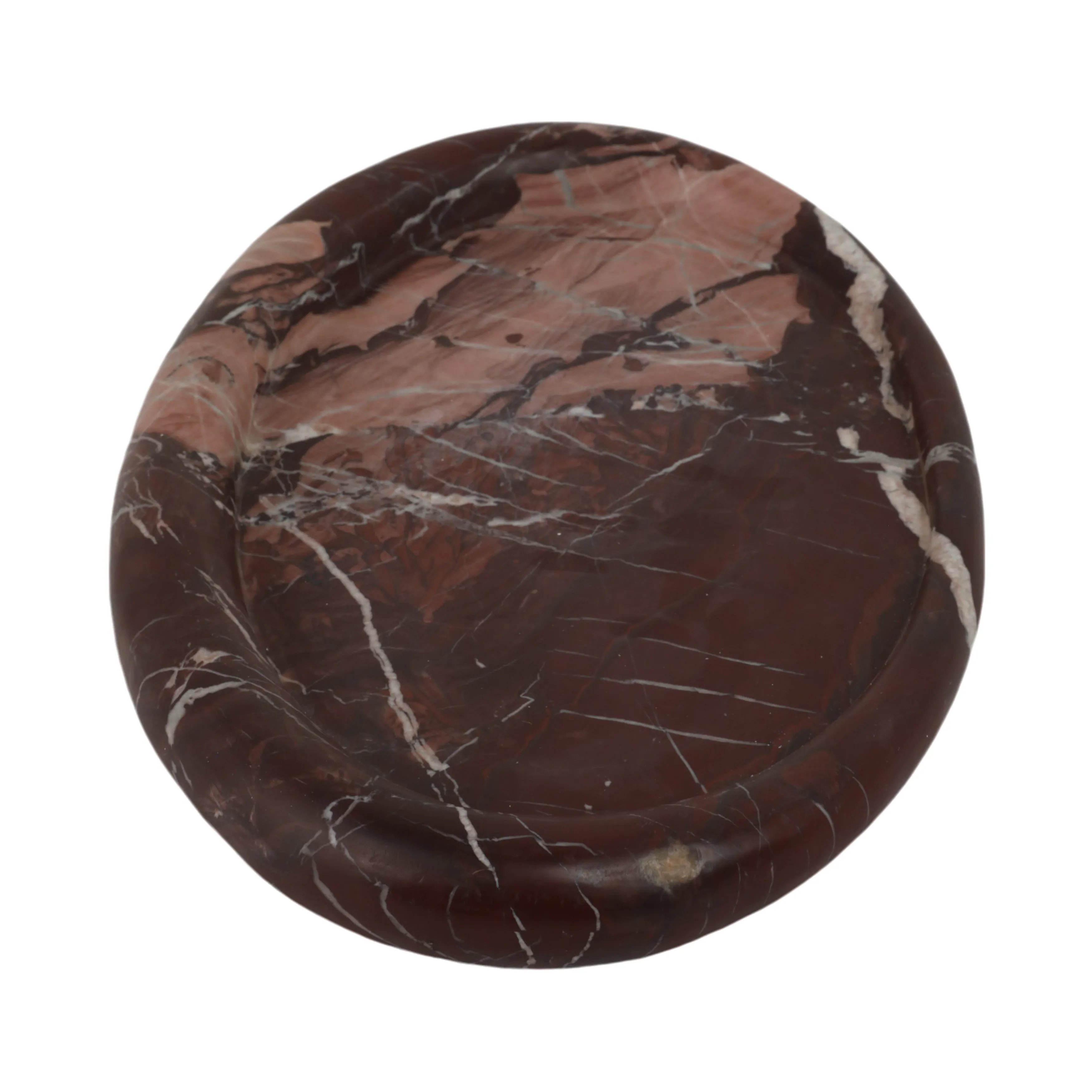 17" Kramer Red Marble Tray