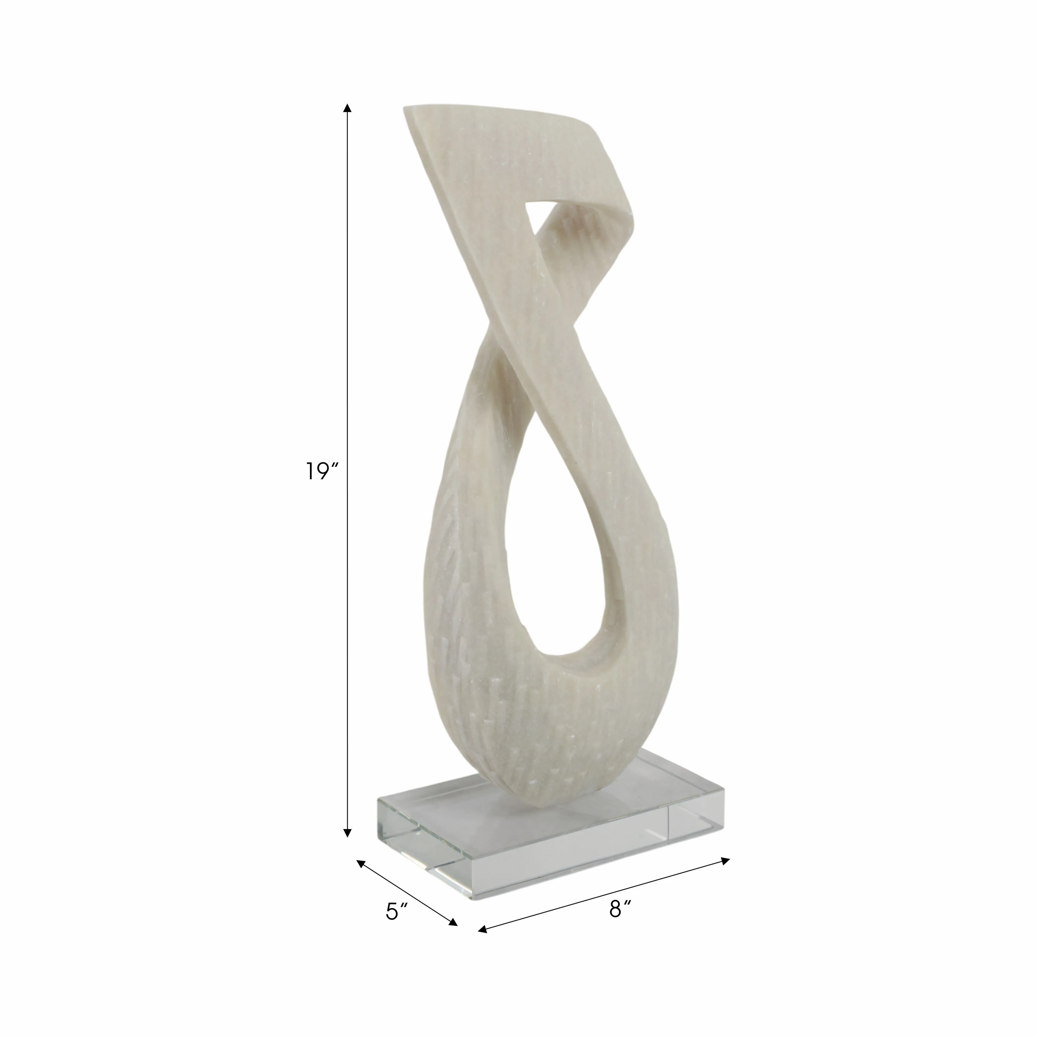 19" Mortsel Quartz Resin Statuary