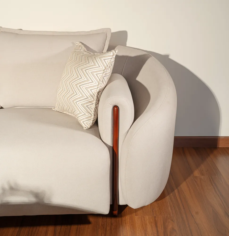 2-seater sofa from Maiden Home, white - 190x75x75 cm M110453329