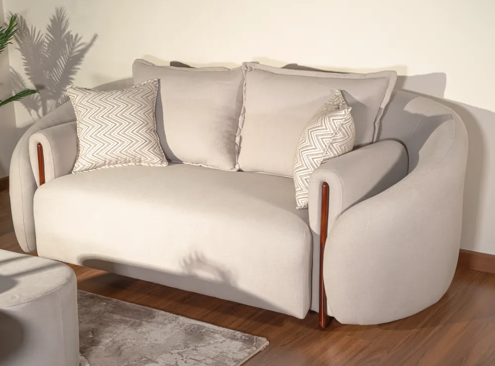 2-seater sofa from Maiden Home, white - 190x75x75 cm M110453329