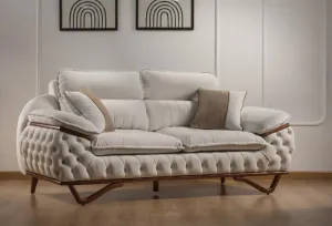 2-seater sofa from Maiden Home, white - 190x75x75 cm M110453356