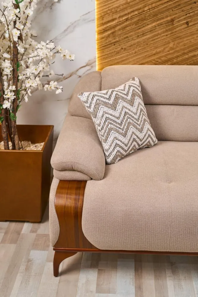 3-seater sofa from Maiden Home, beige - 220x75x75 cm M110453255