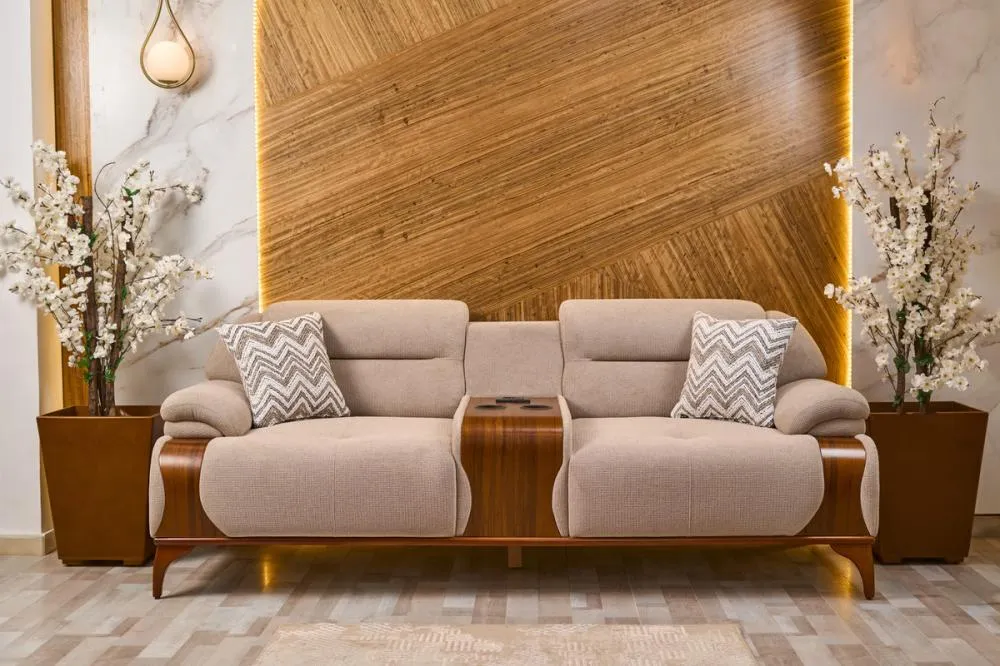 3-seater sofa from Maiden Home, beige - 220x75x75 cm M110453255