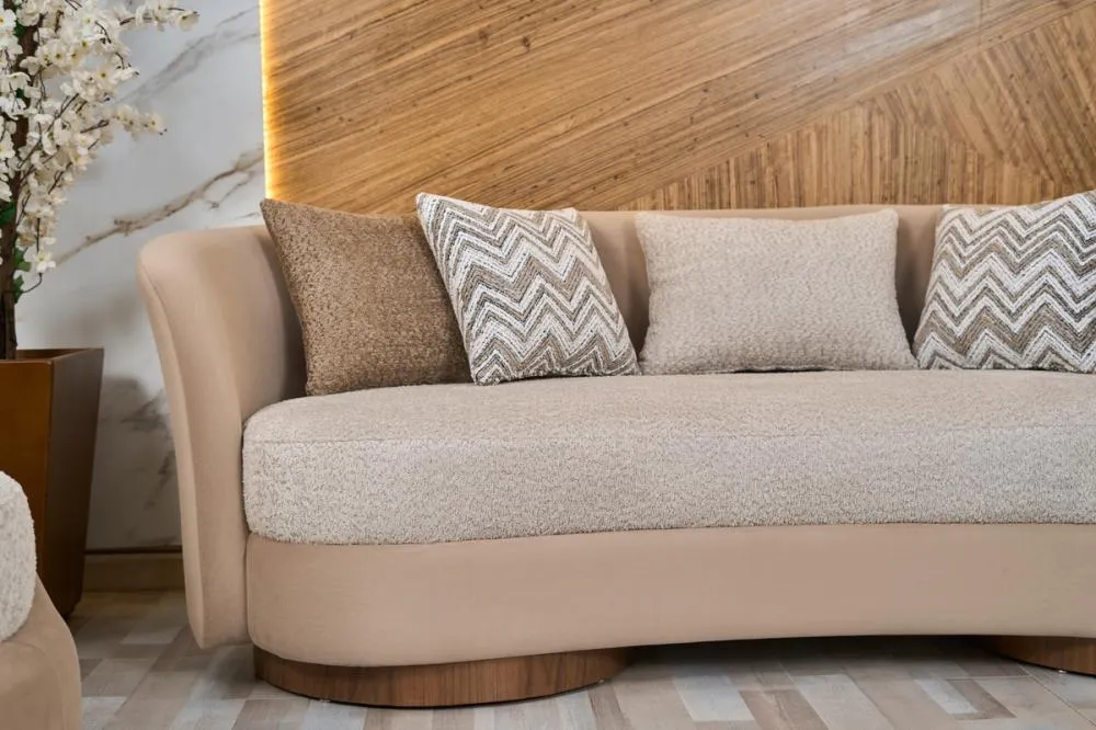3-seater sofa from Maiden Home, Brown - 220x75x75 cm M110453273