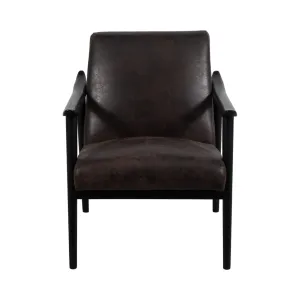 33" Dinasty Accent Chair, Black