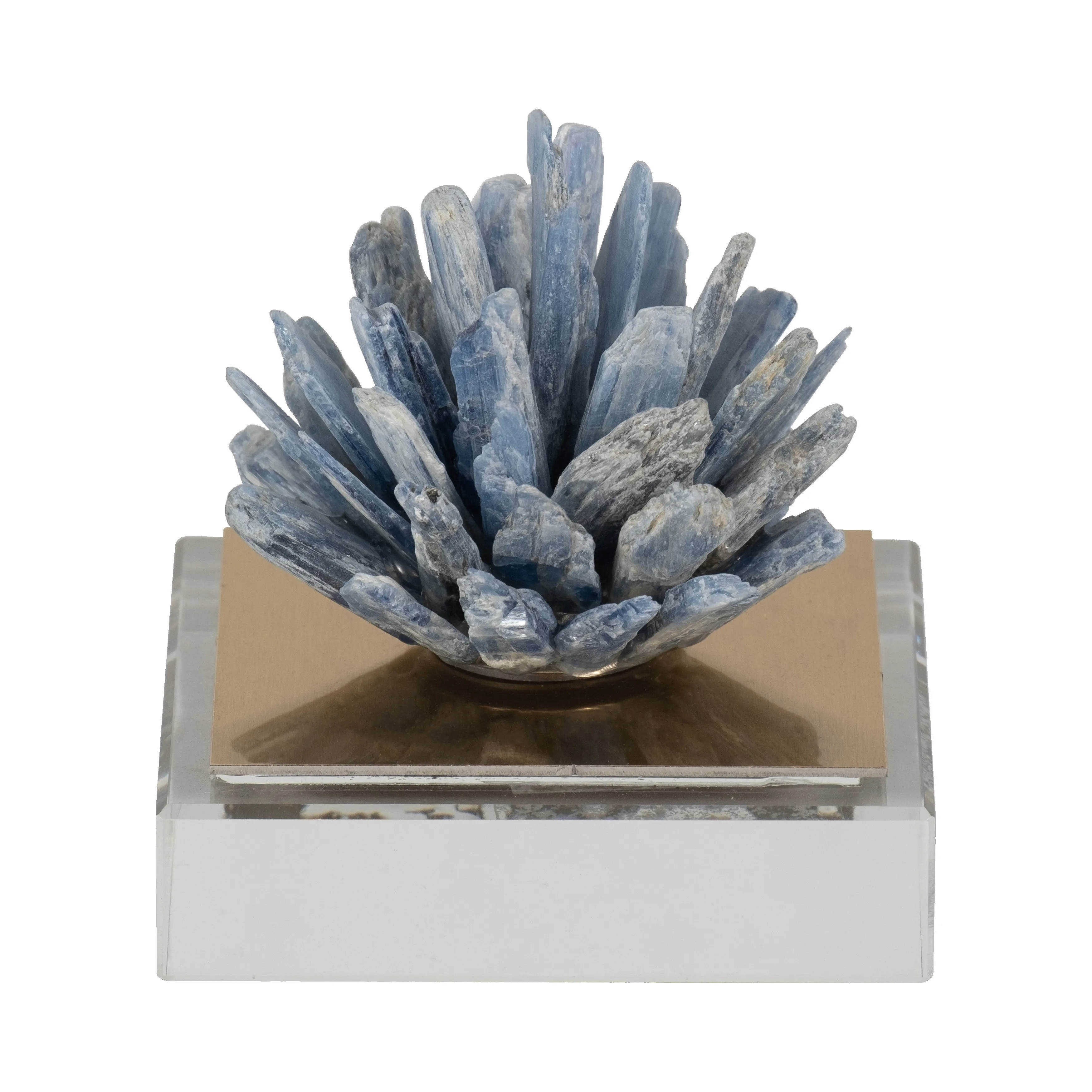 4" Julia Small Blue Stone Crystal Block