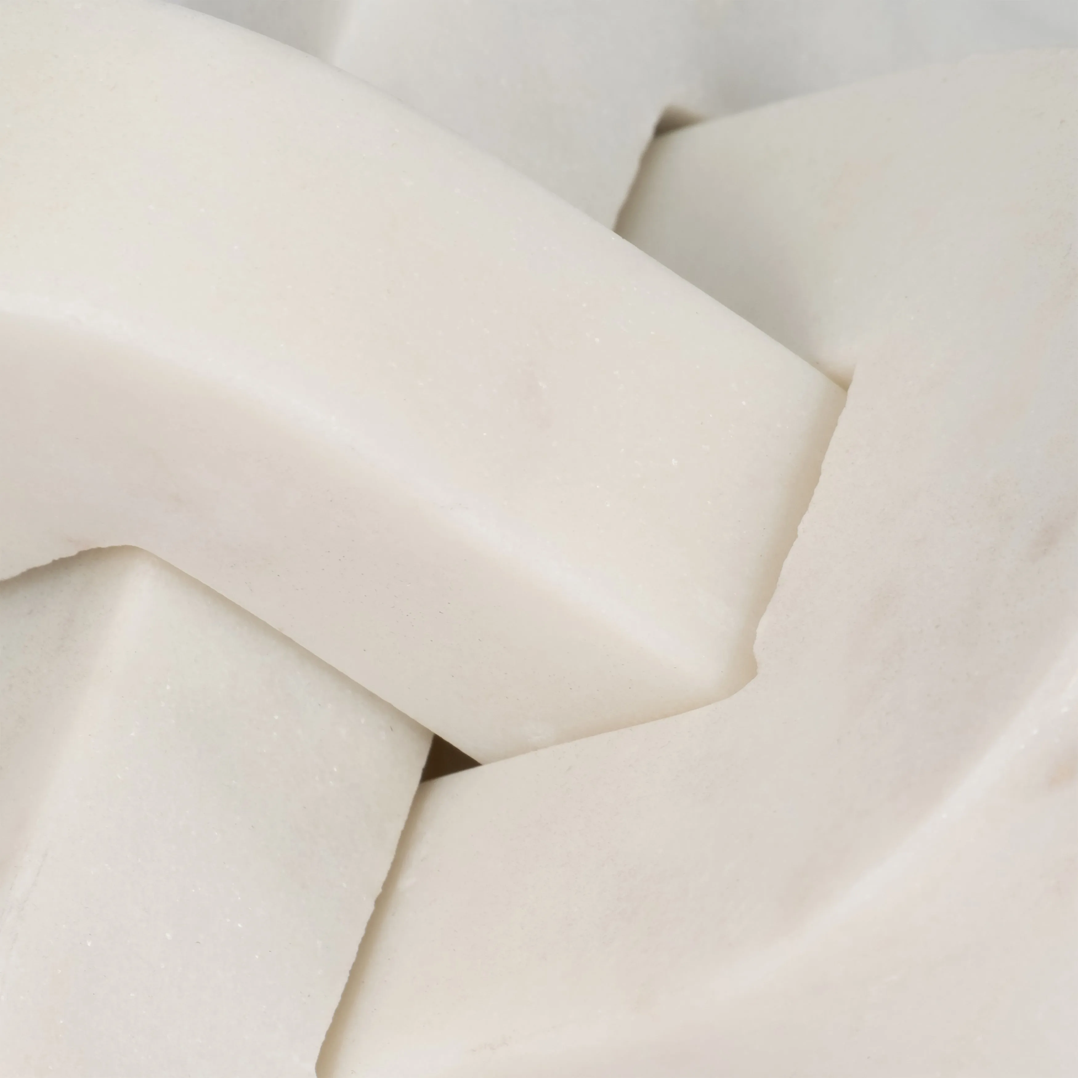 6" LIAM WHITE MARBLE KNOTS
