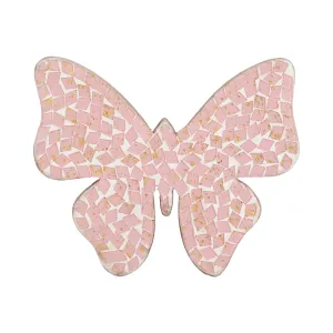 6" MOSAIC BUTTERFLY, BLUSH