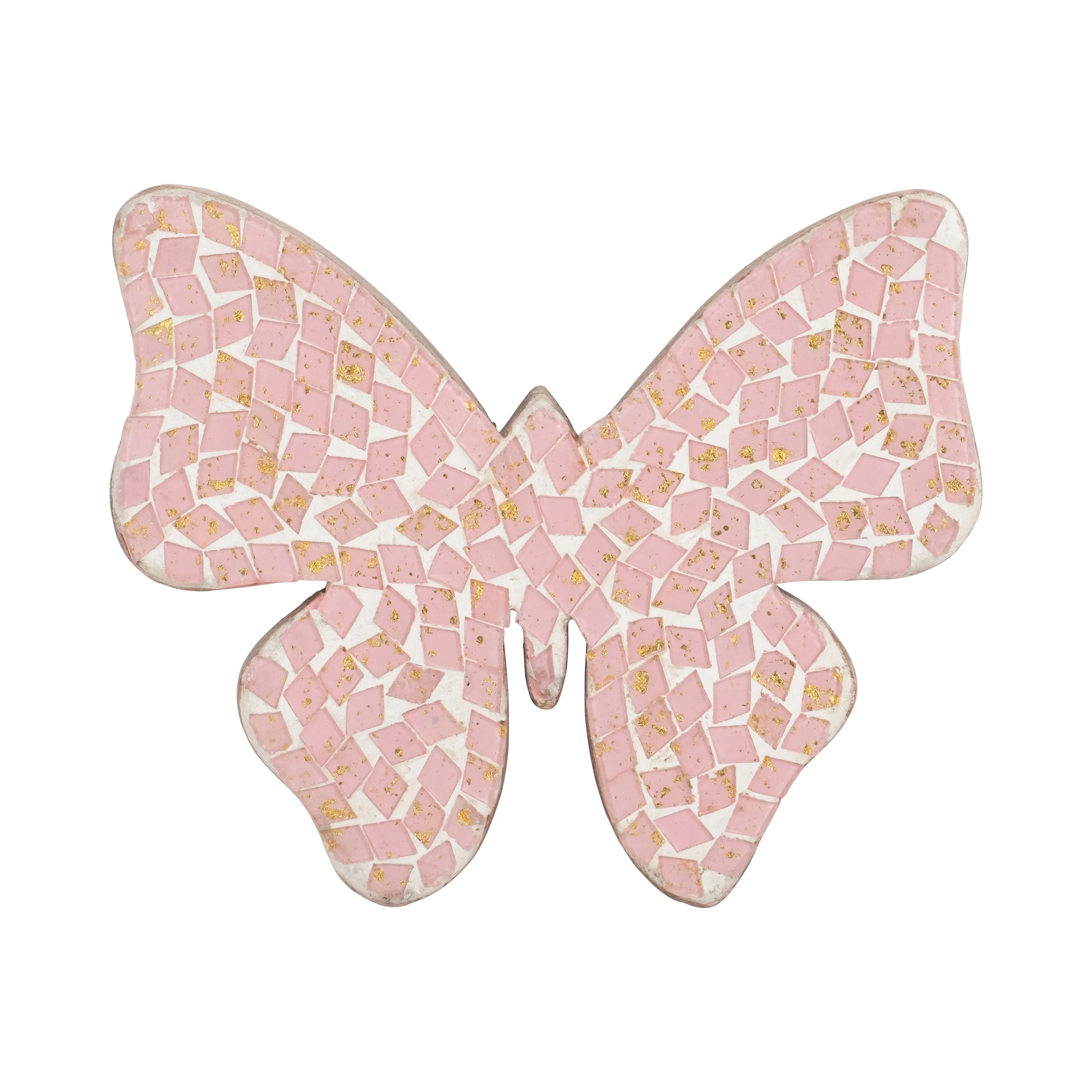 6" MOSAIC BUTTERFLY, BLUSH