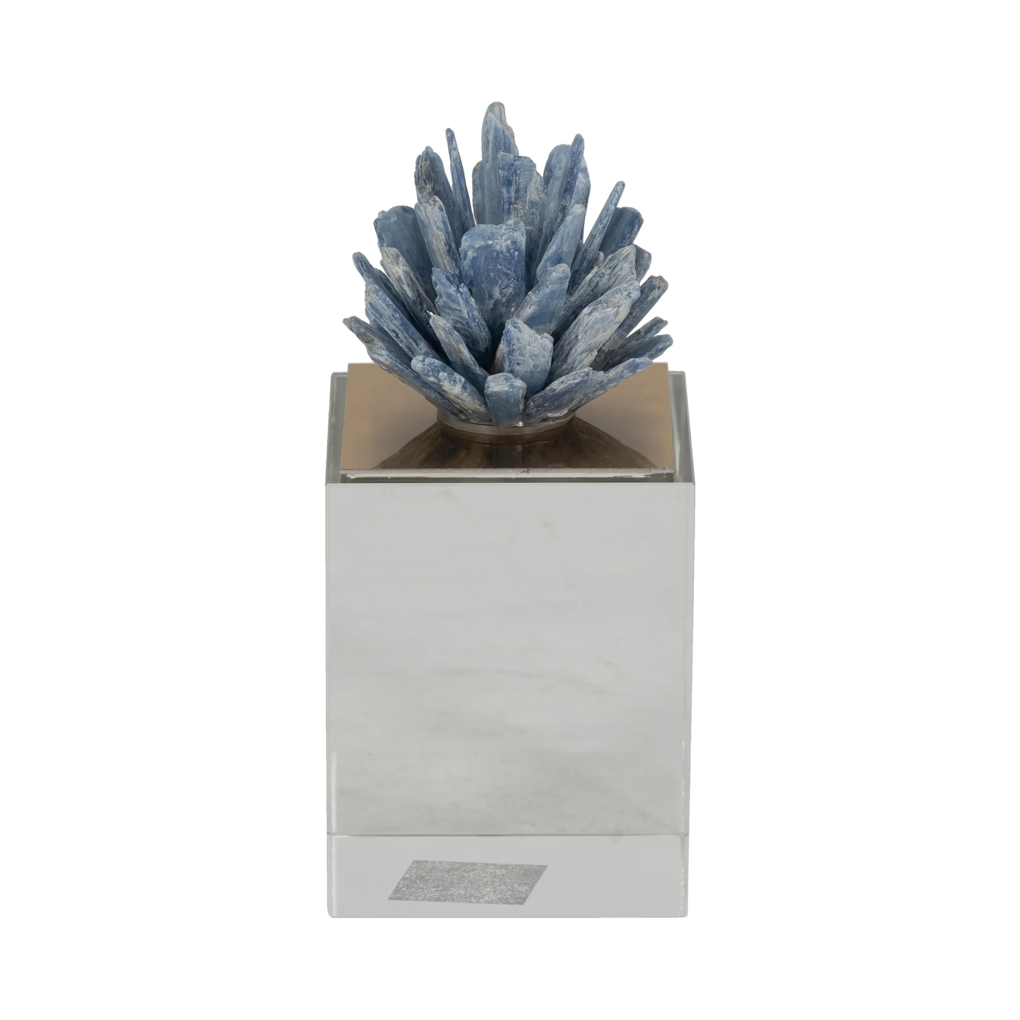 7" JULIA LARGE BLUE STONE CRYSTAL BLOCK