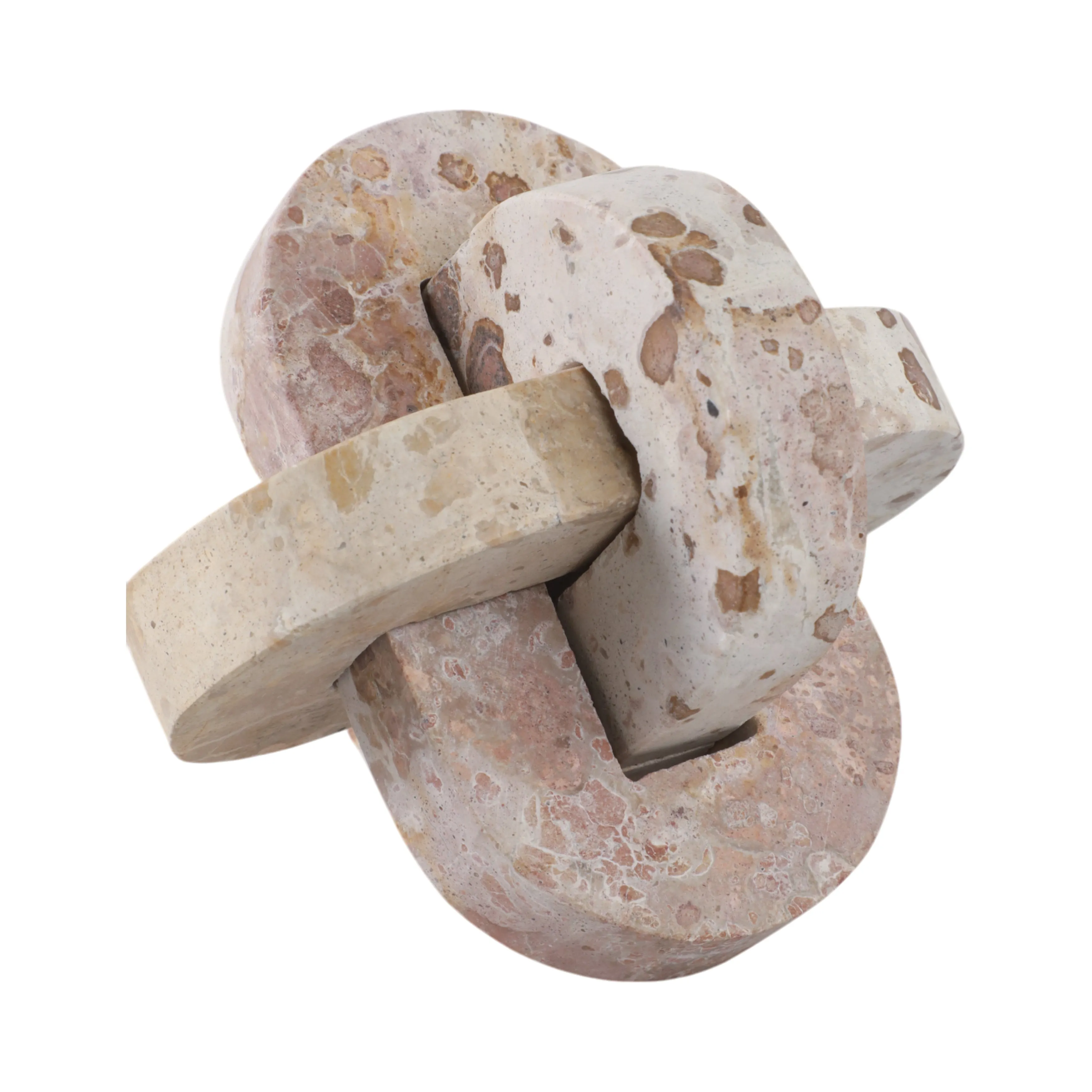 7" Pompano Medium Beige Marble Knot