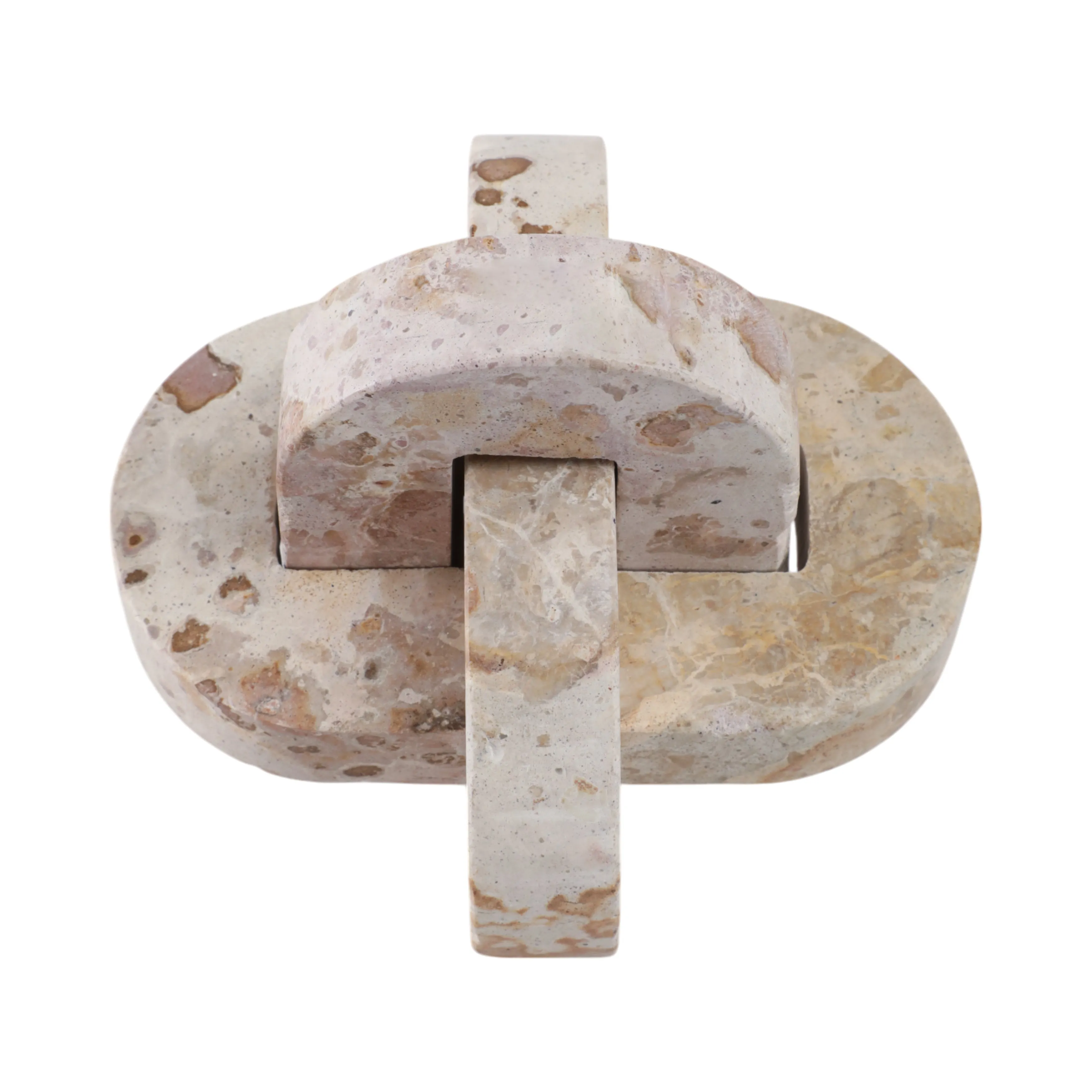 7" Pompano Medium Beige Marble Knot