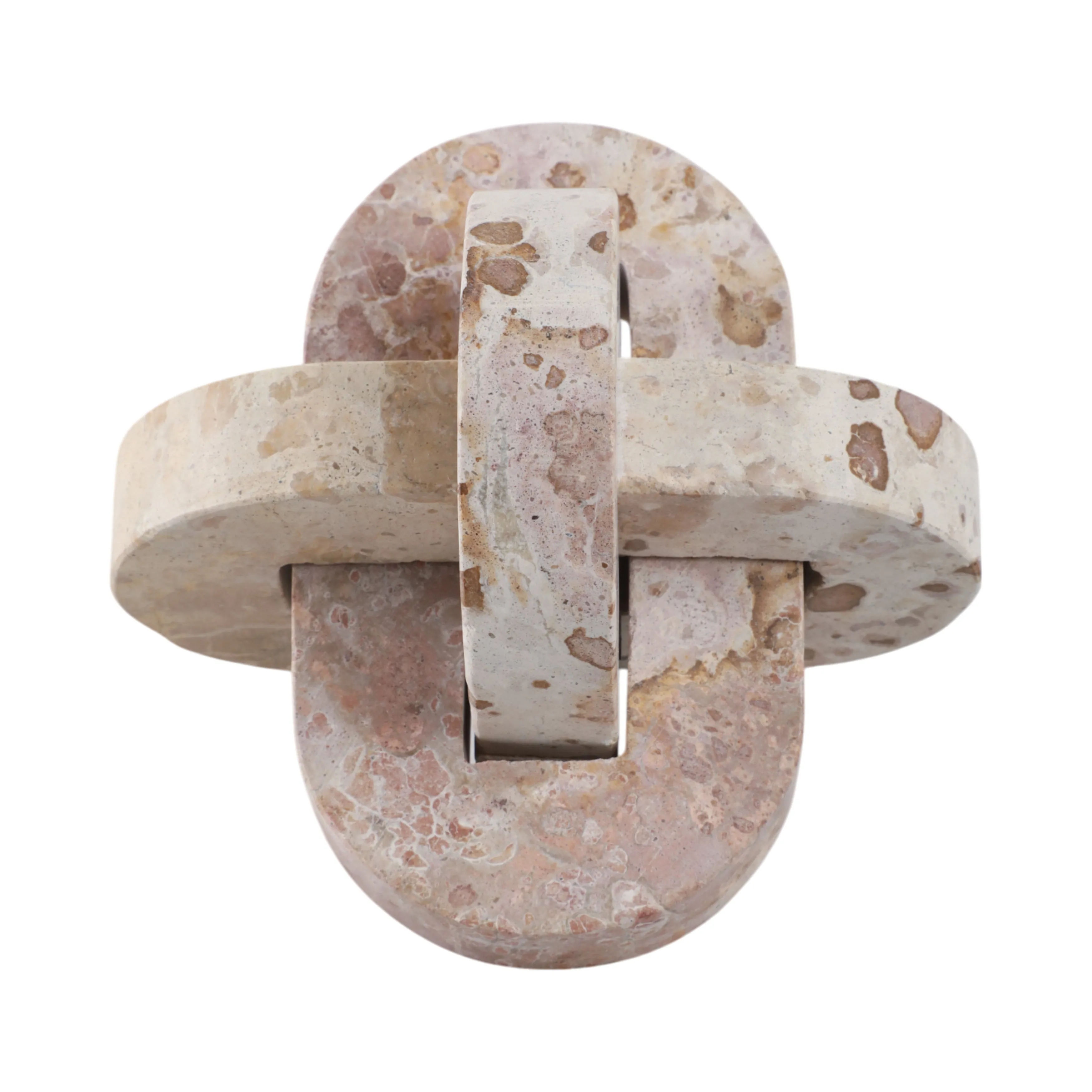 7" Pompano Medium Beige Marble Knot